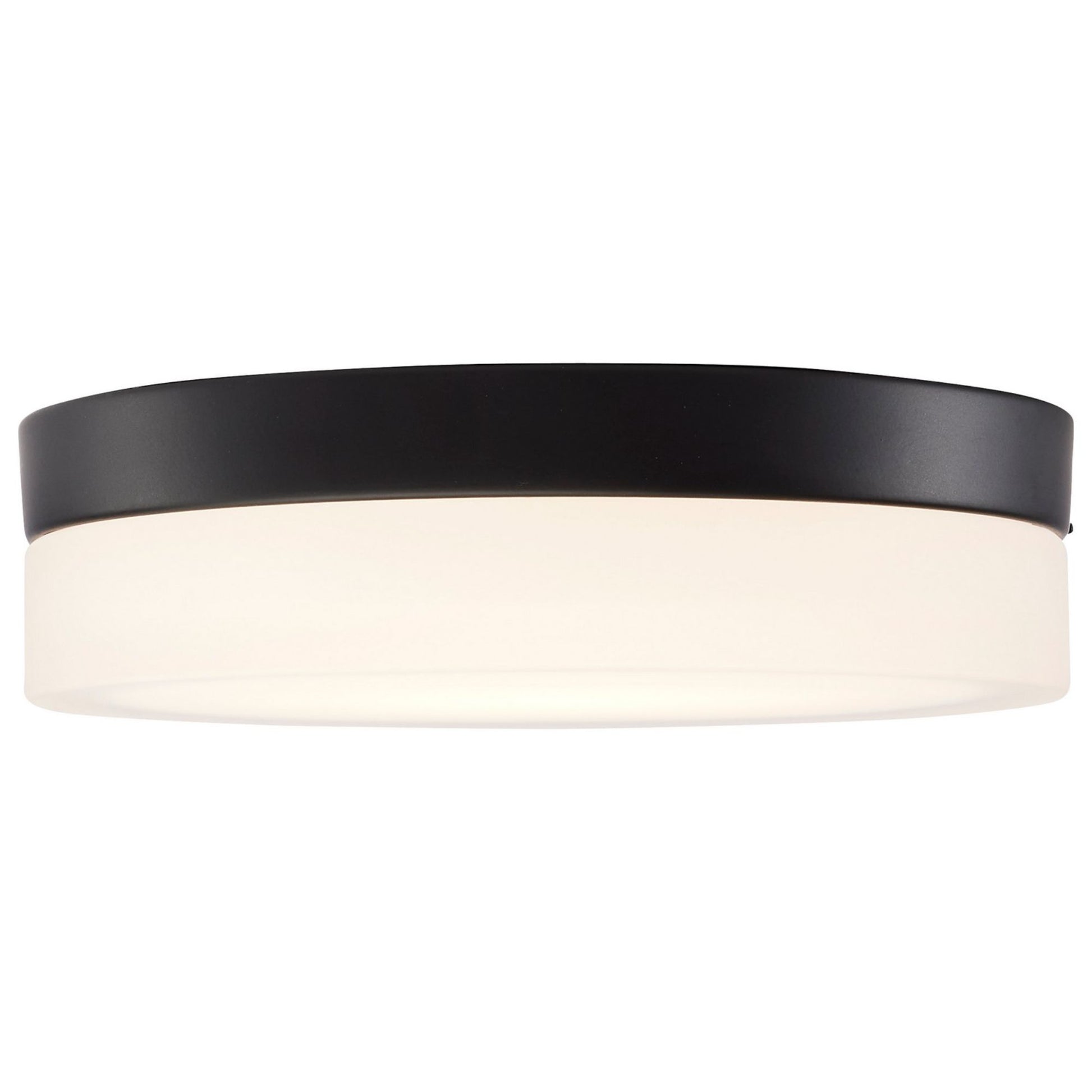 PI 9" LED Flush Mount, 3CCT, Matte Black Finish - Bees Lighting