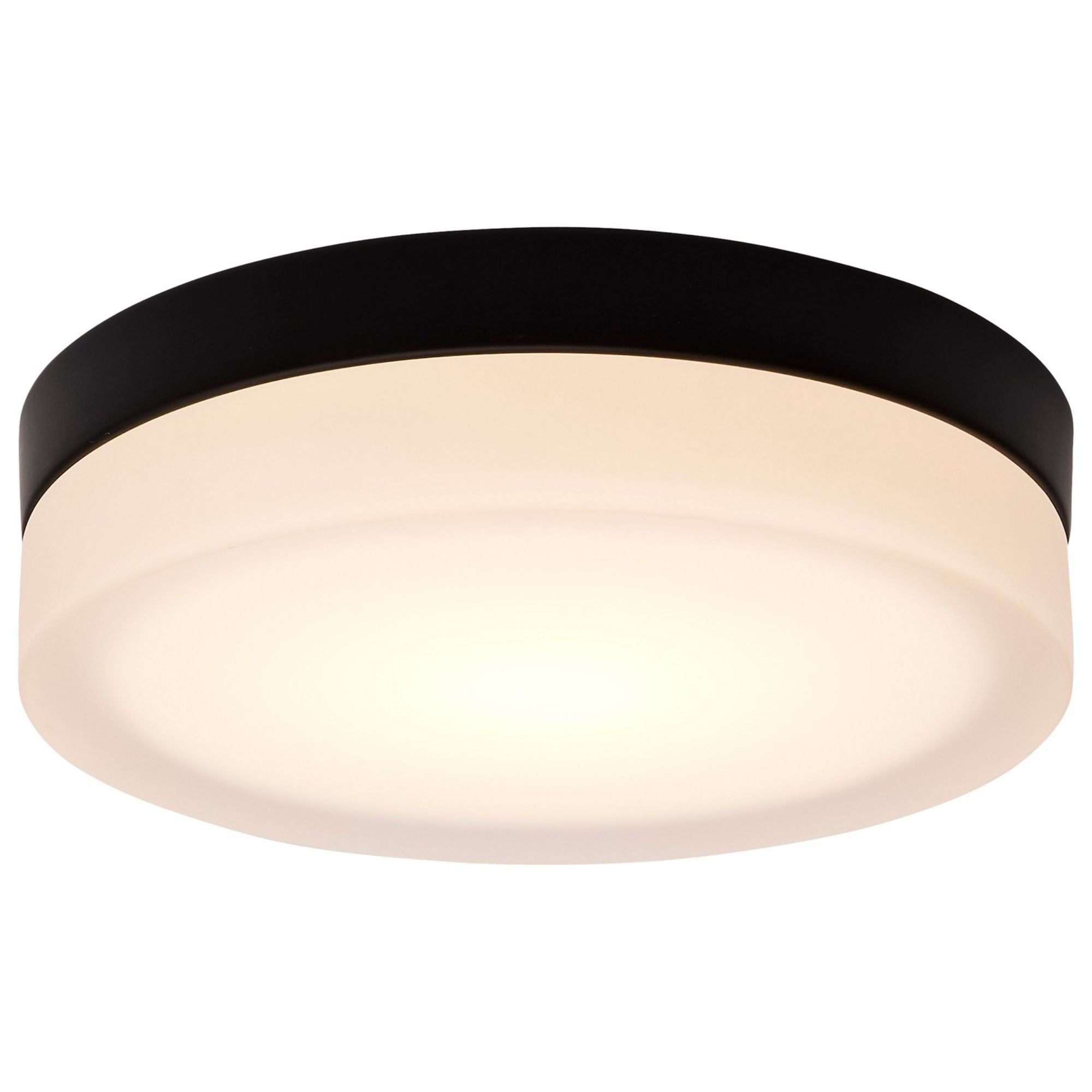 PI 9" LED Flush Mount, 3CCT, Matte Black Finish - Bees Lighting
