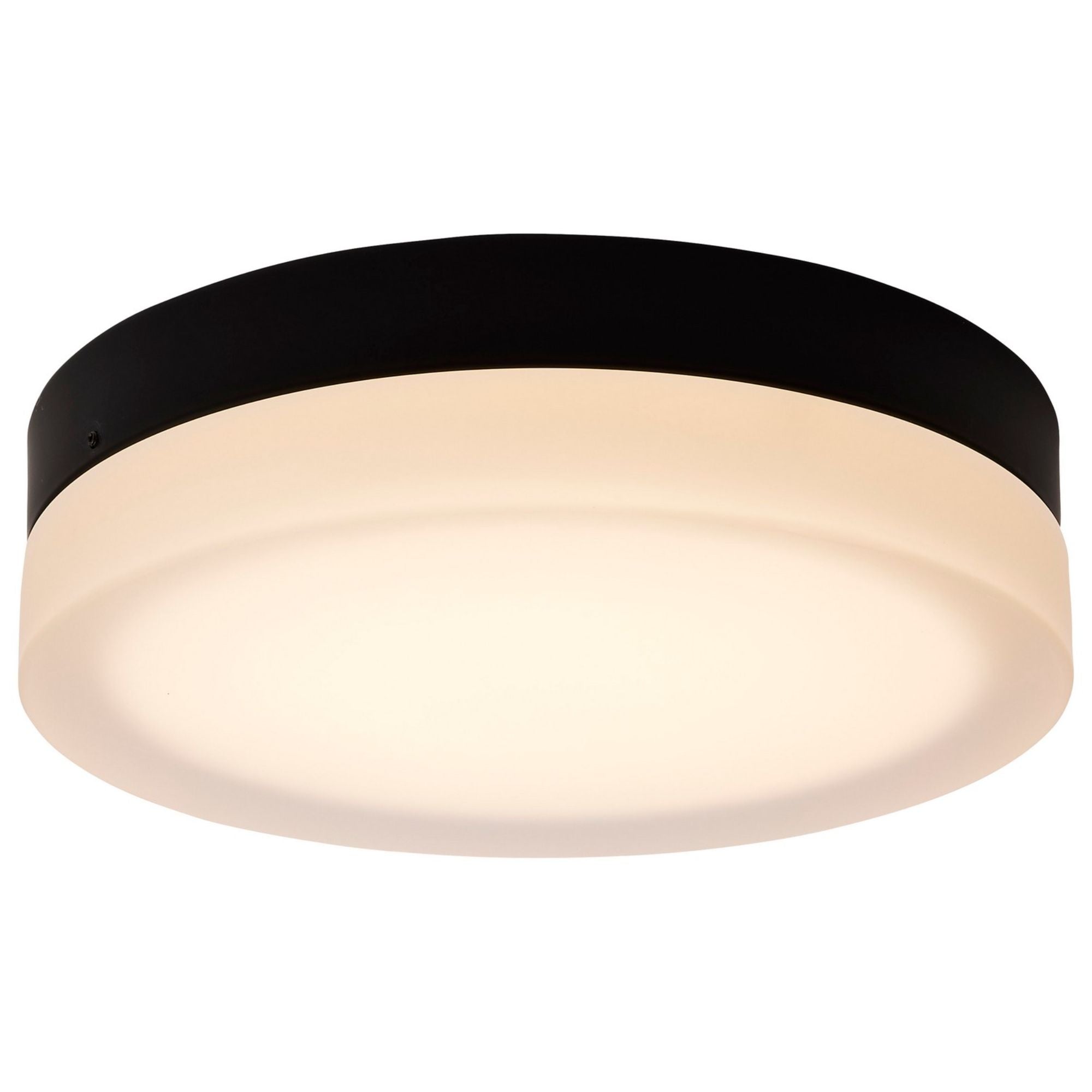 PI 11" LED Flush Mount, 3CCT, Matte Black Finish - Bees Lighting