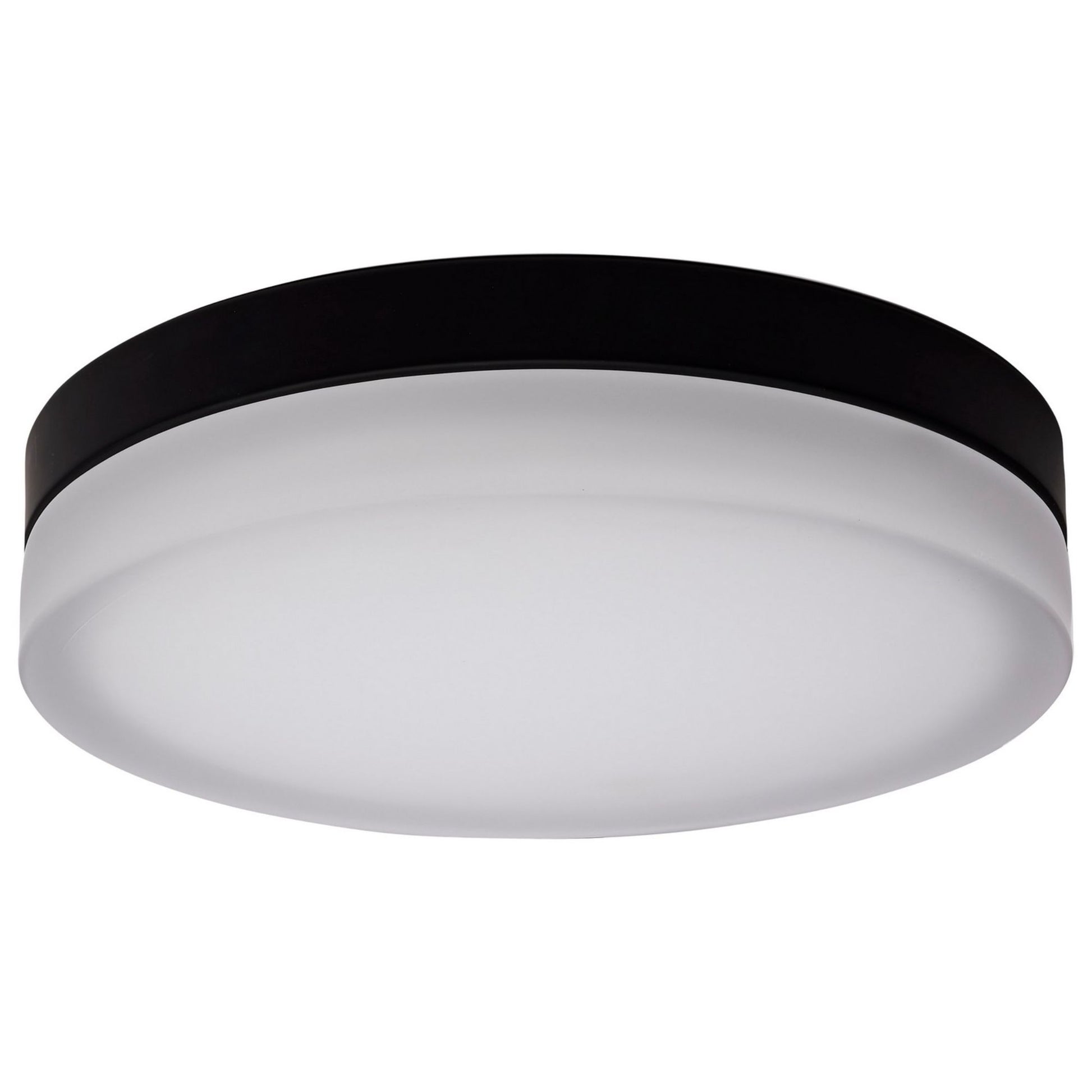 PI 14" LED Flush Mount, 3CCT, Matte Black Finish - Bees Lighting