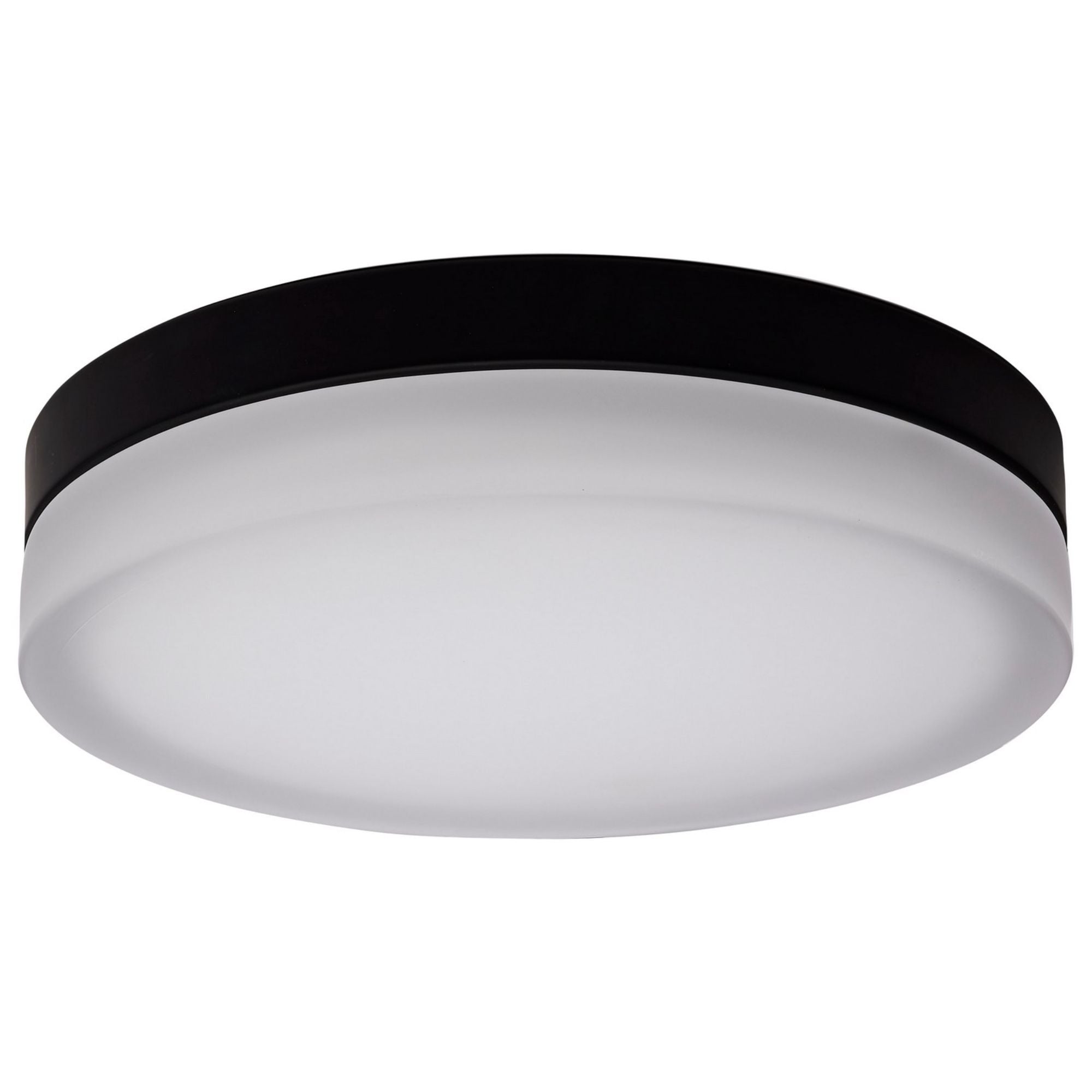 PI 14" LED Flush Mount, 3CCT, Matte Black Finish - Bees Lighting