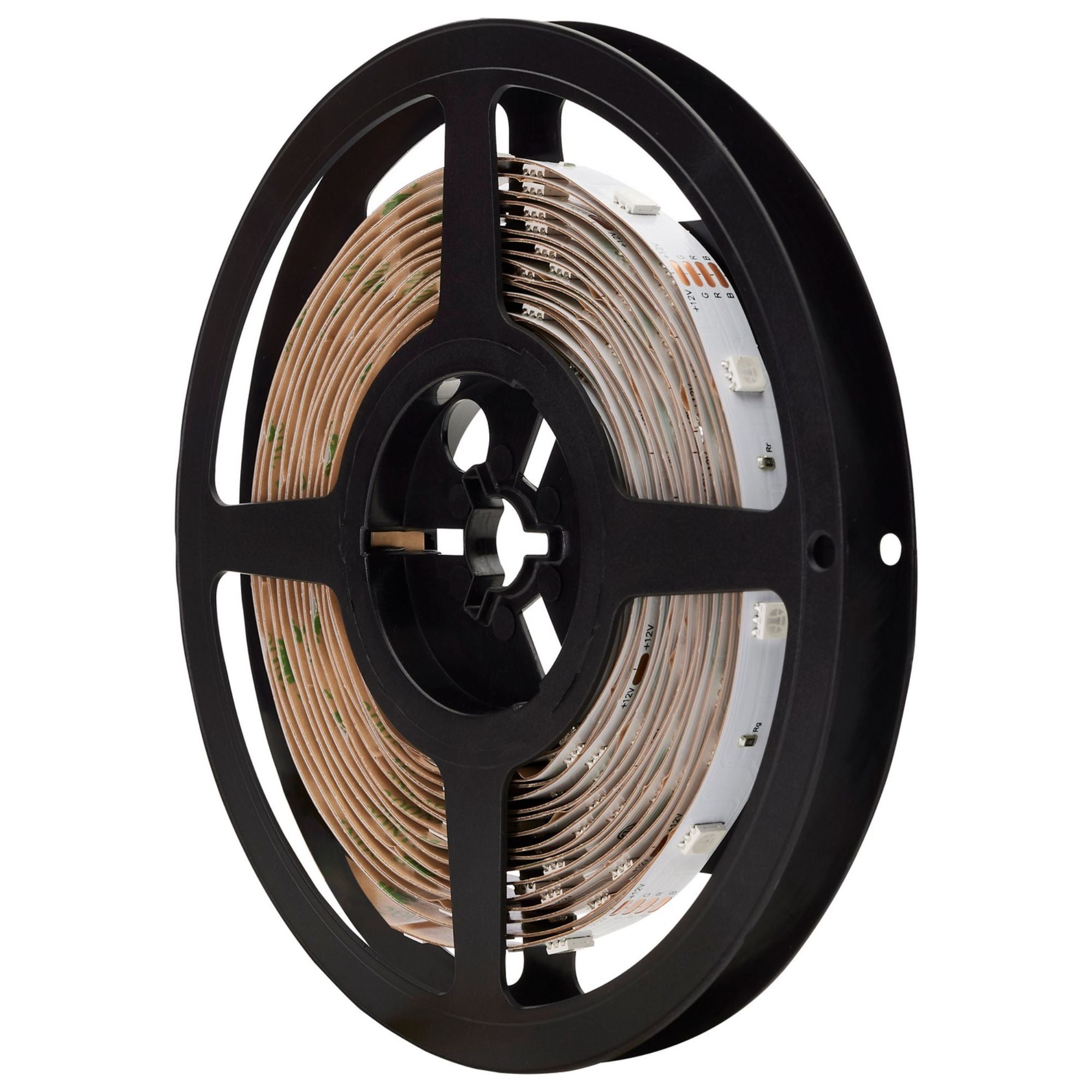 Dimension Color LED Tape Light Kit with Remote, 16Ft Reel, RGB, 12V, Plug Connection - Bees Lighting