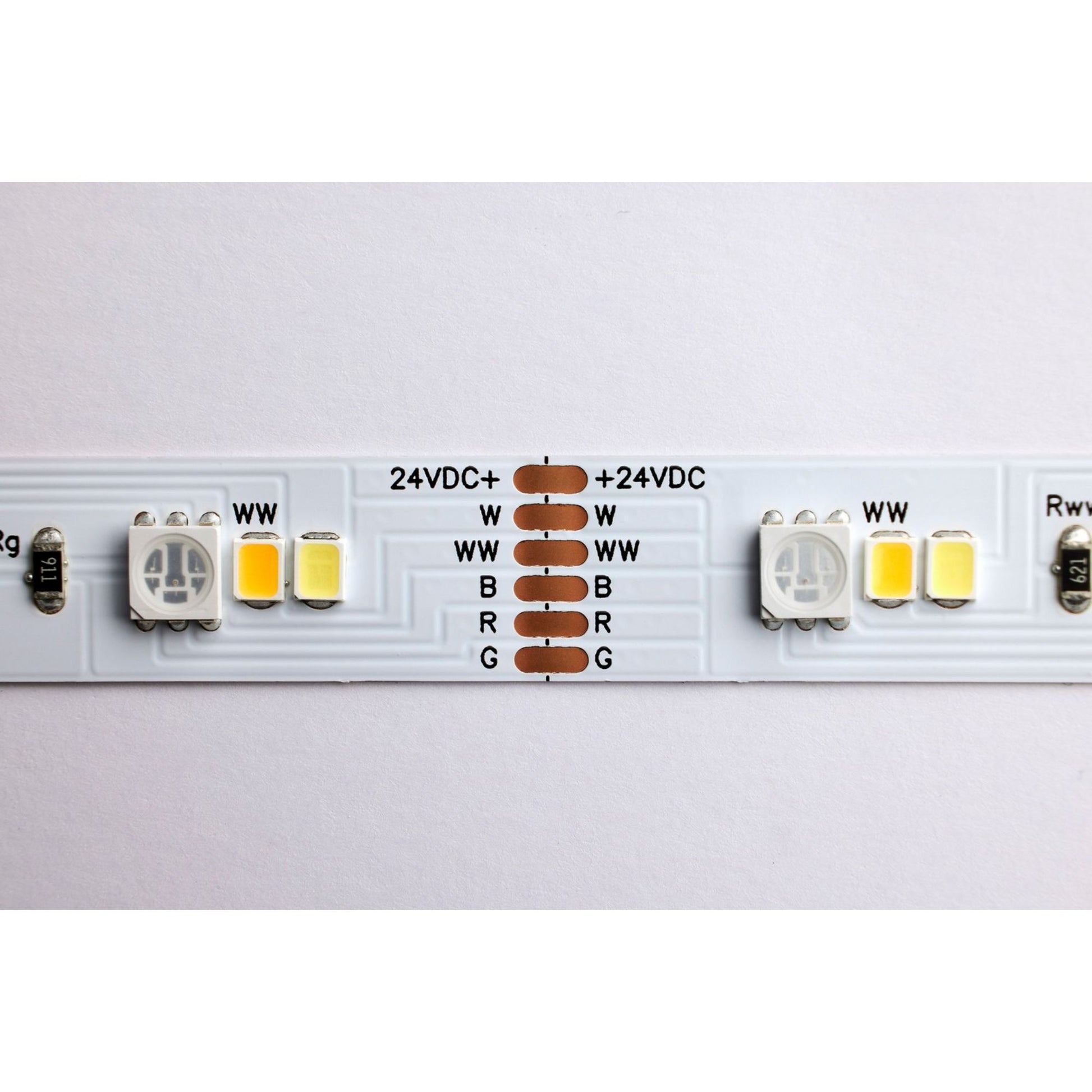 Dimension Plus LED Smart Tape Light Kit, 16Ft Reel, RGB + Tunable White, 24V, Plug Connection - Bees Lighting