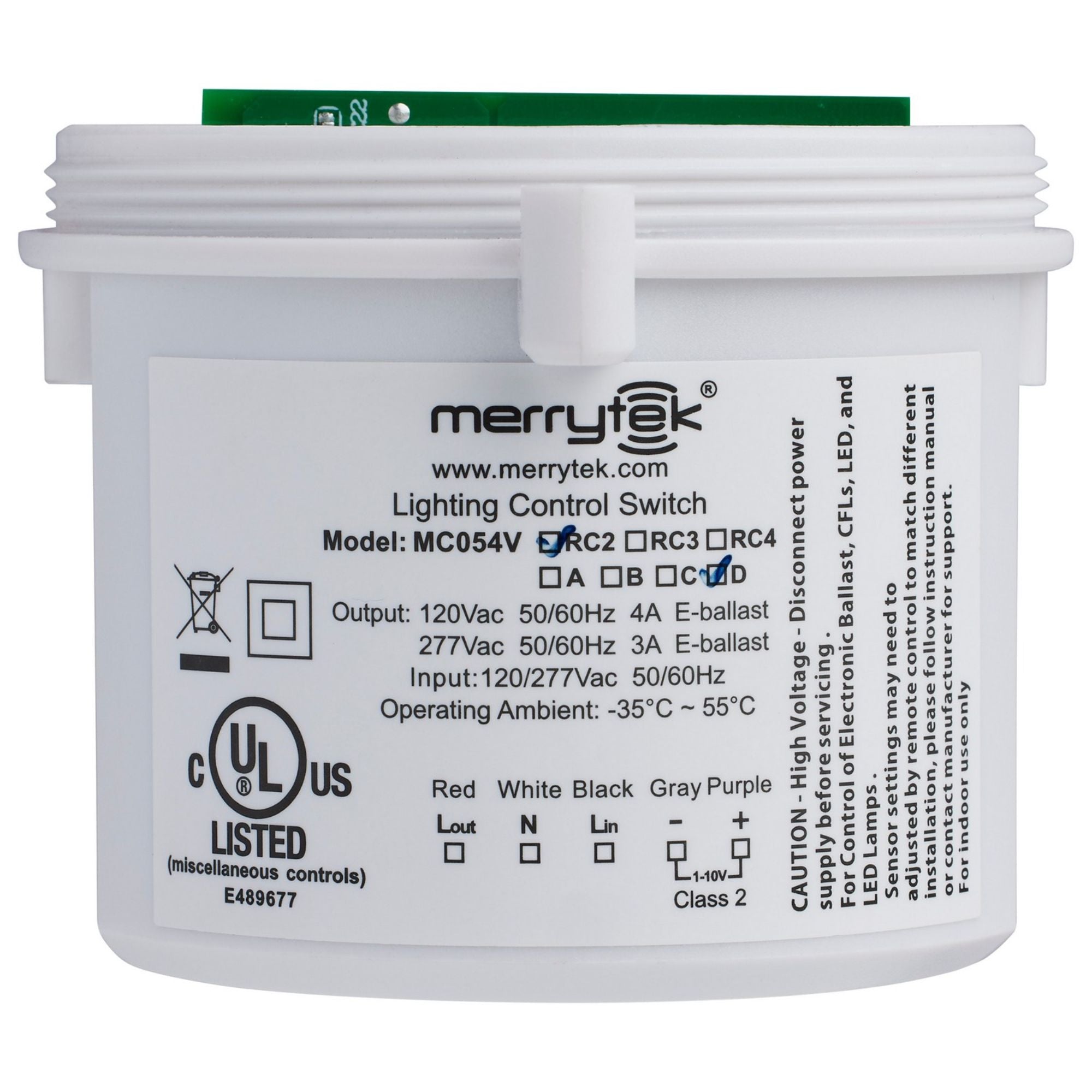 Add-On Microwave Sensor 120-277V