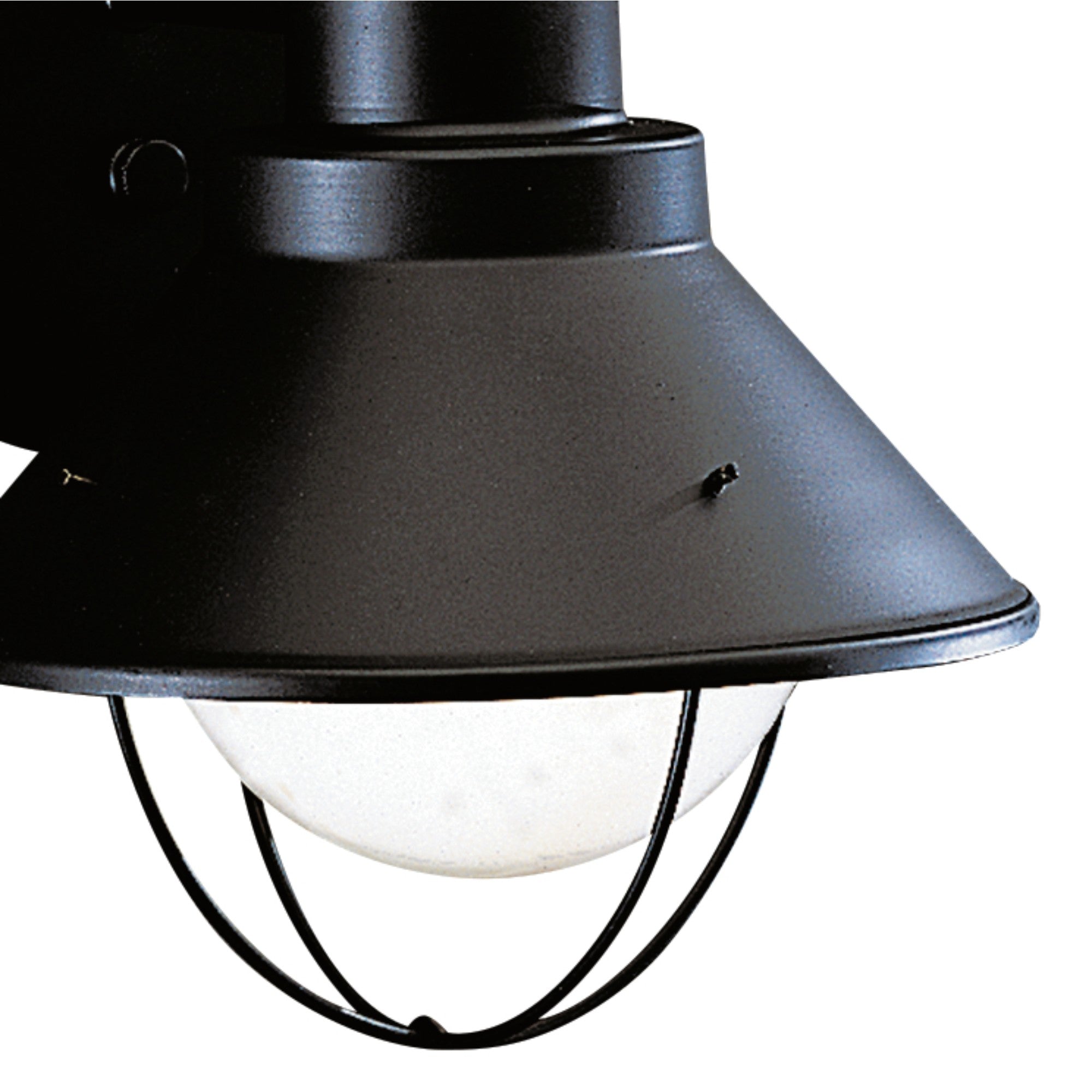 Seaside 12" Outdoor Wall Light, Black Finish - Bees Lighting