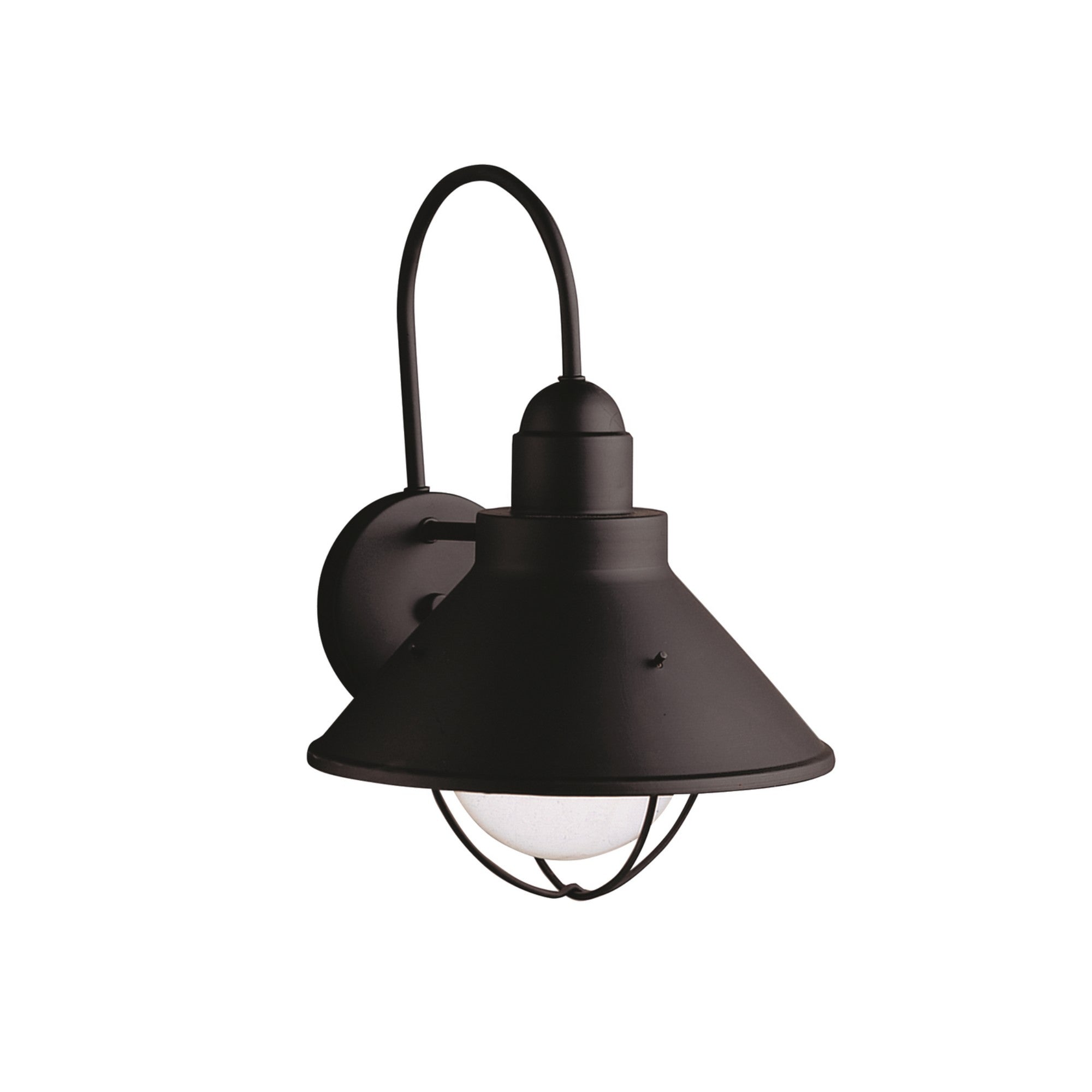 Seaside 14" Outdoor Wall Light, Black Finish - Bees Lighting