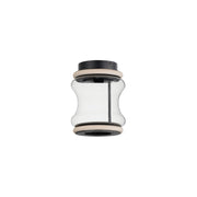 Syndicate 9" LED Flush Mount, Black Finish - Bees Lighting