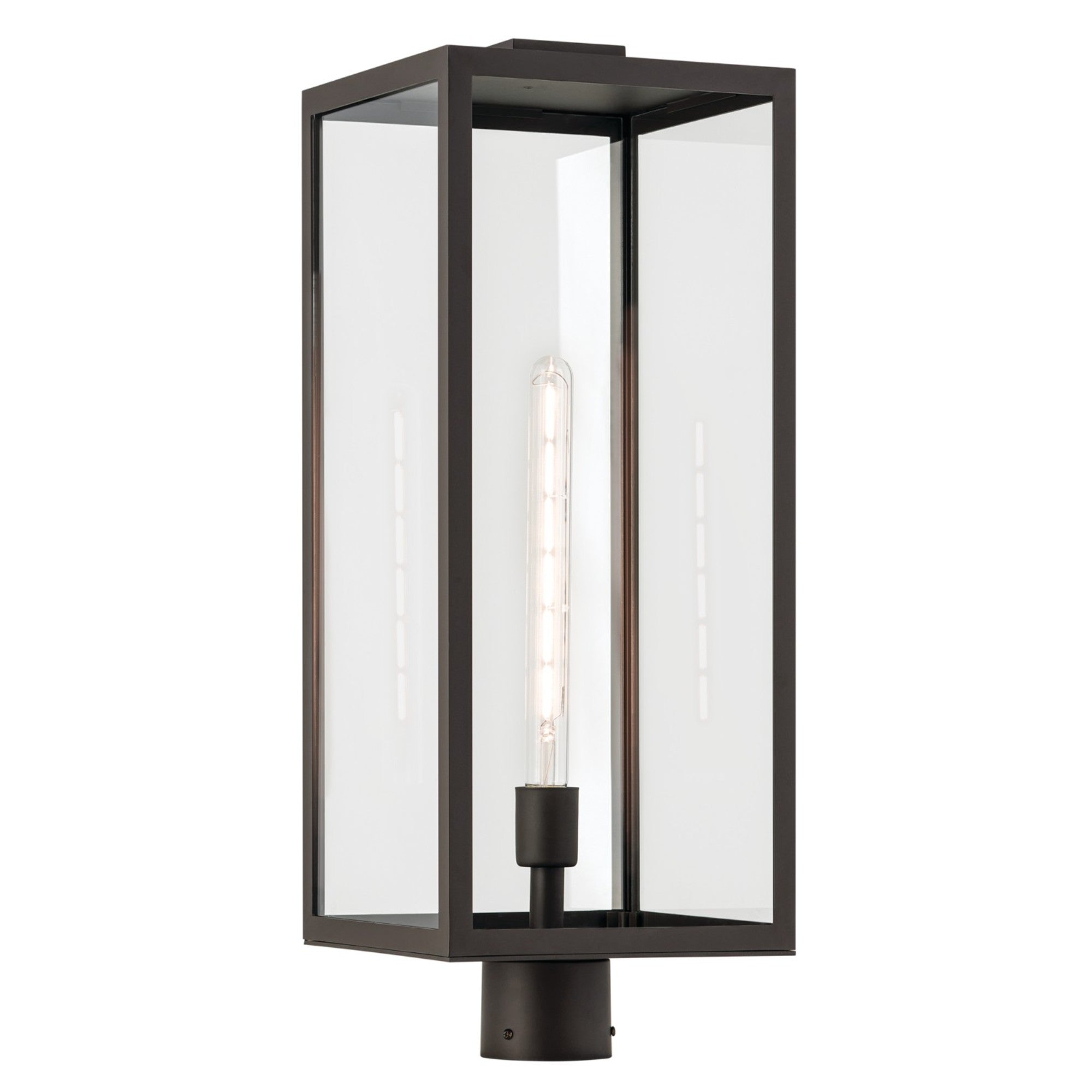 Branner 26" Outdoor Post Light, Olde Bronze Finish - Bees Lighting