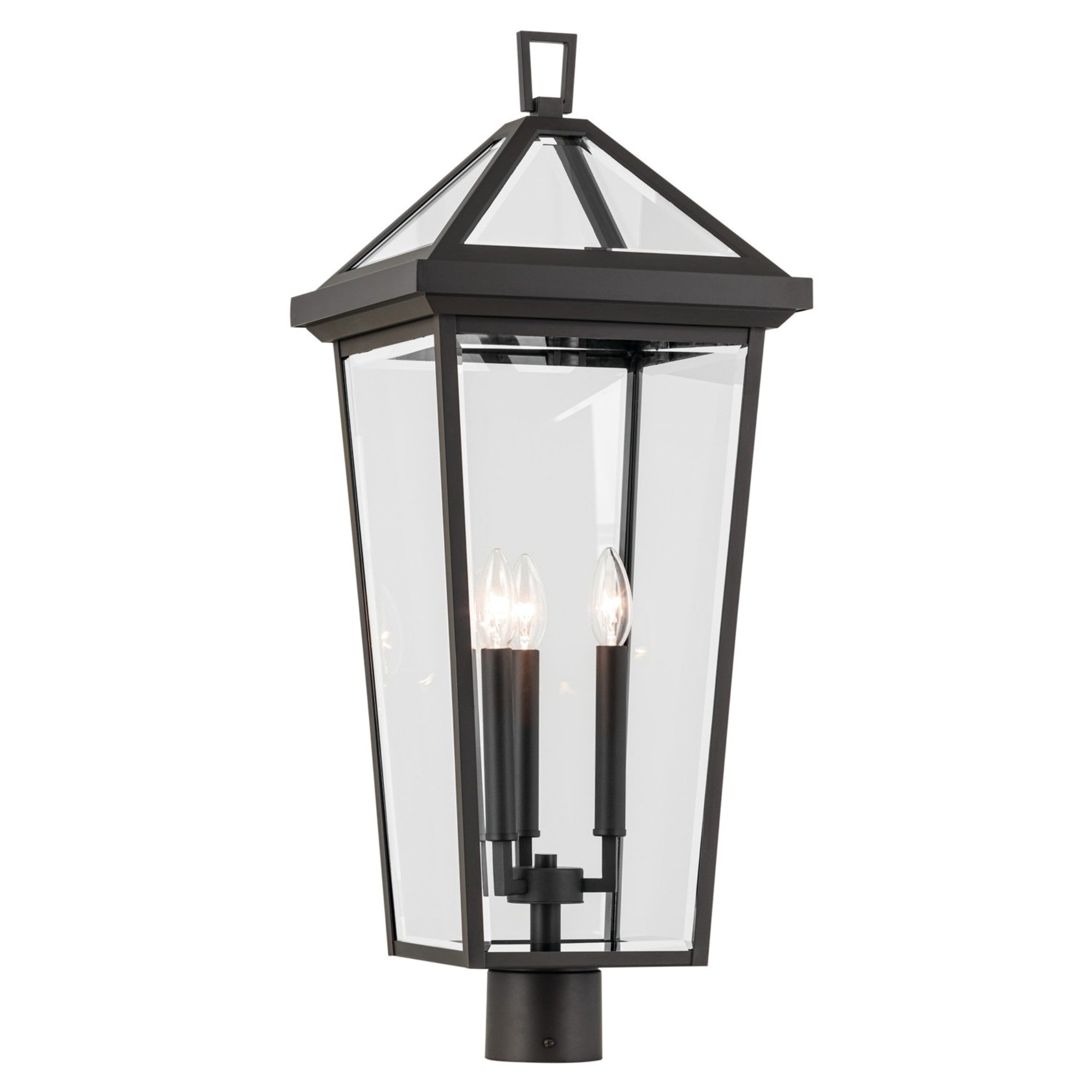Regence 29" 3-Light Outdoor Post Light, Olde Bronze Finish - Bees Lighting