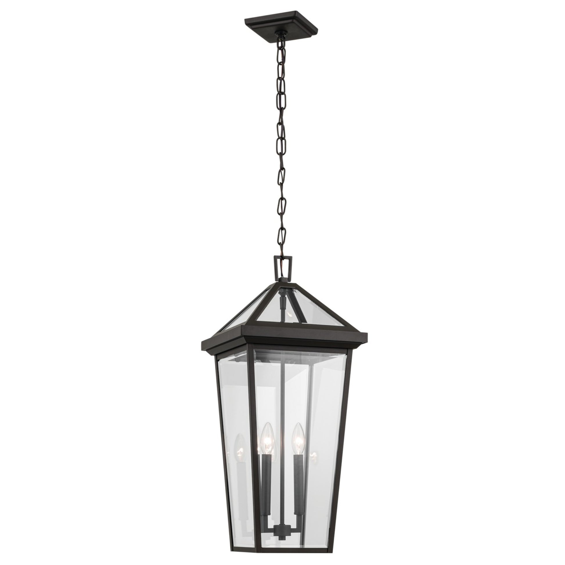 Regence 26" 2-Light Outdoor Pendant, Olde Bronze Finish - Bees Lighting