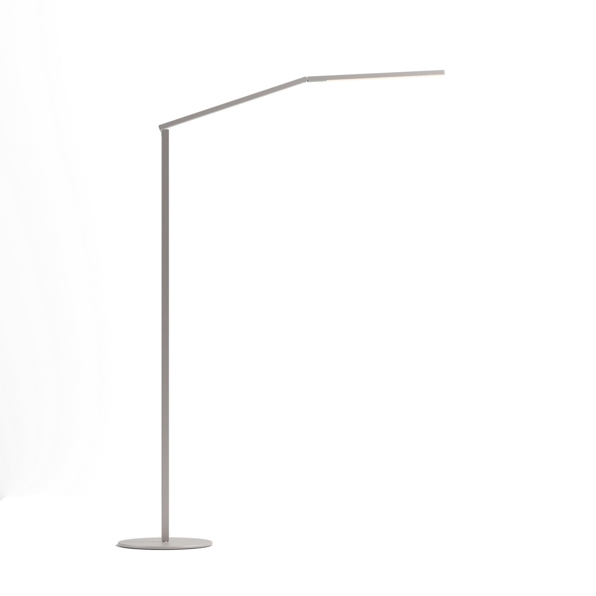 Z-Bar Floor Gen 4 Brushed Nickel Contemporary LED Floor Lamp - Bees Lighting