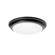 Baron 14" LED Flush Mount, Black Finish - Bees Lighting