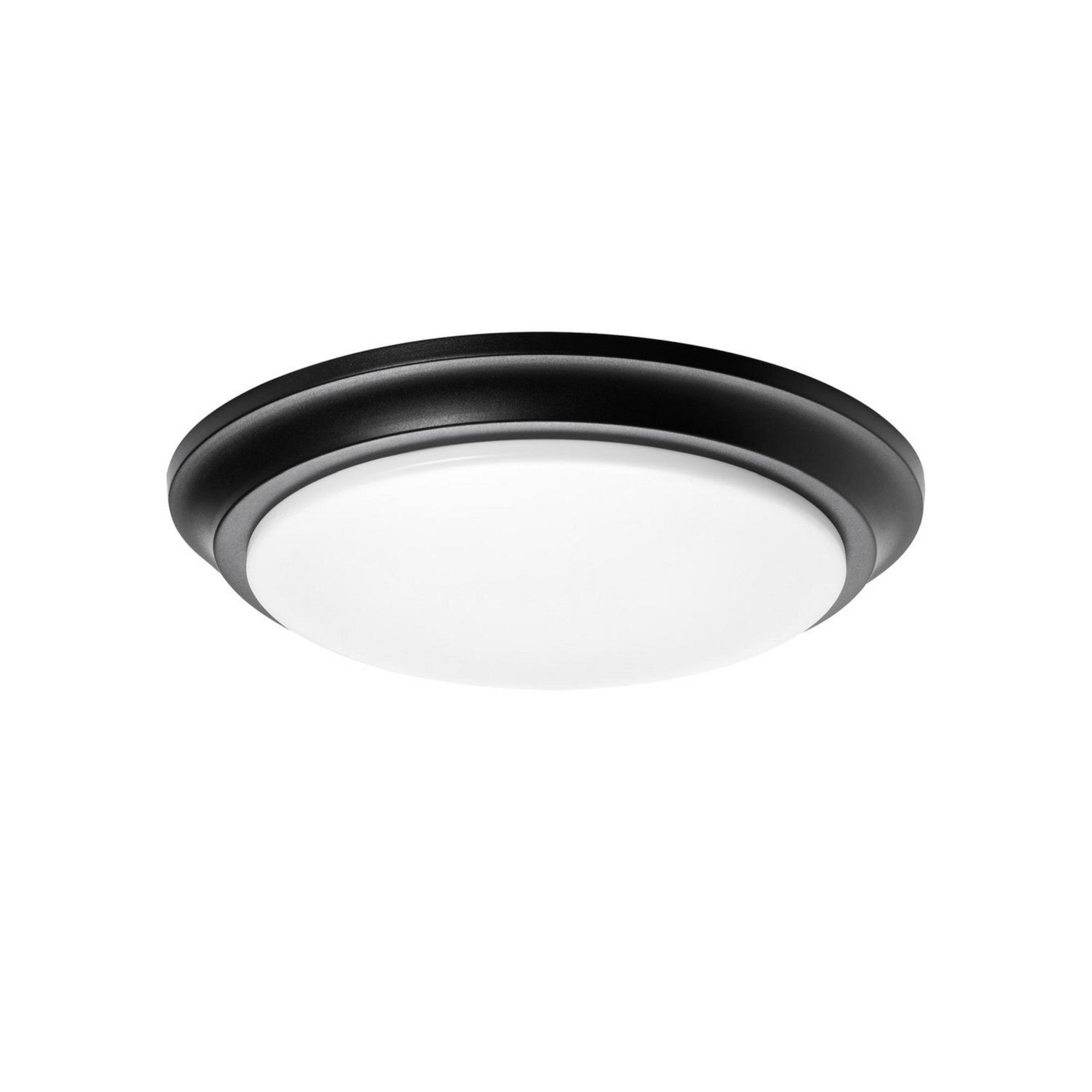 Baron 14" LED Flush Mount, Black Finish - Bees Lighting