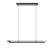 Indra 44" LED Linear Pendant, Black Finish - Bees Lighting