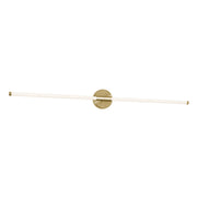Rusnak 48" LED Vanity, Satin Brass Finish - Bees Lighting