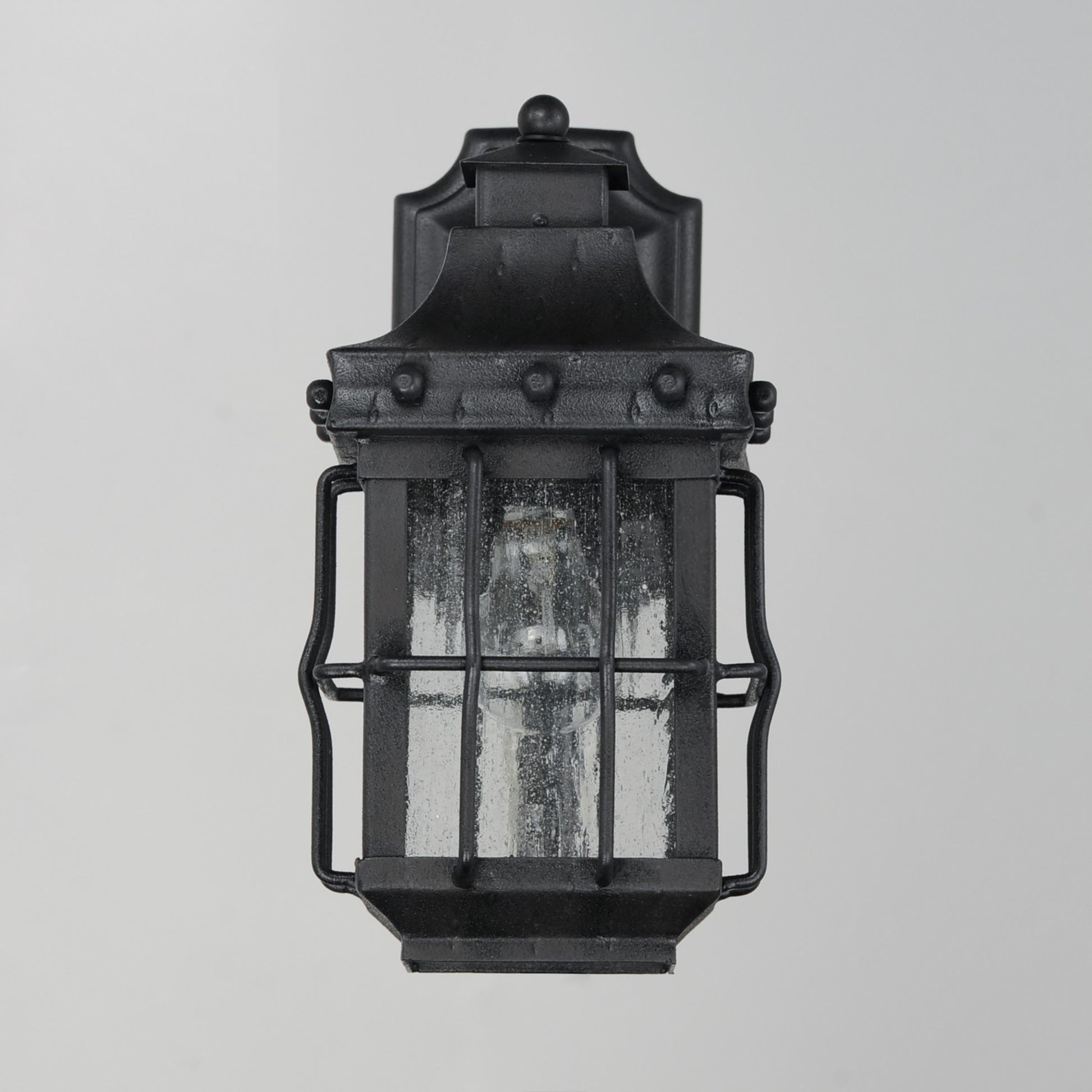 Nantucket 13" Outdoor Wall Lantern, Country Forge Finish - Bees Lighting