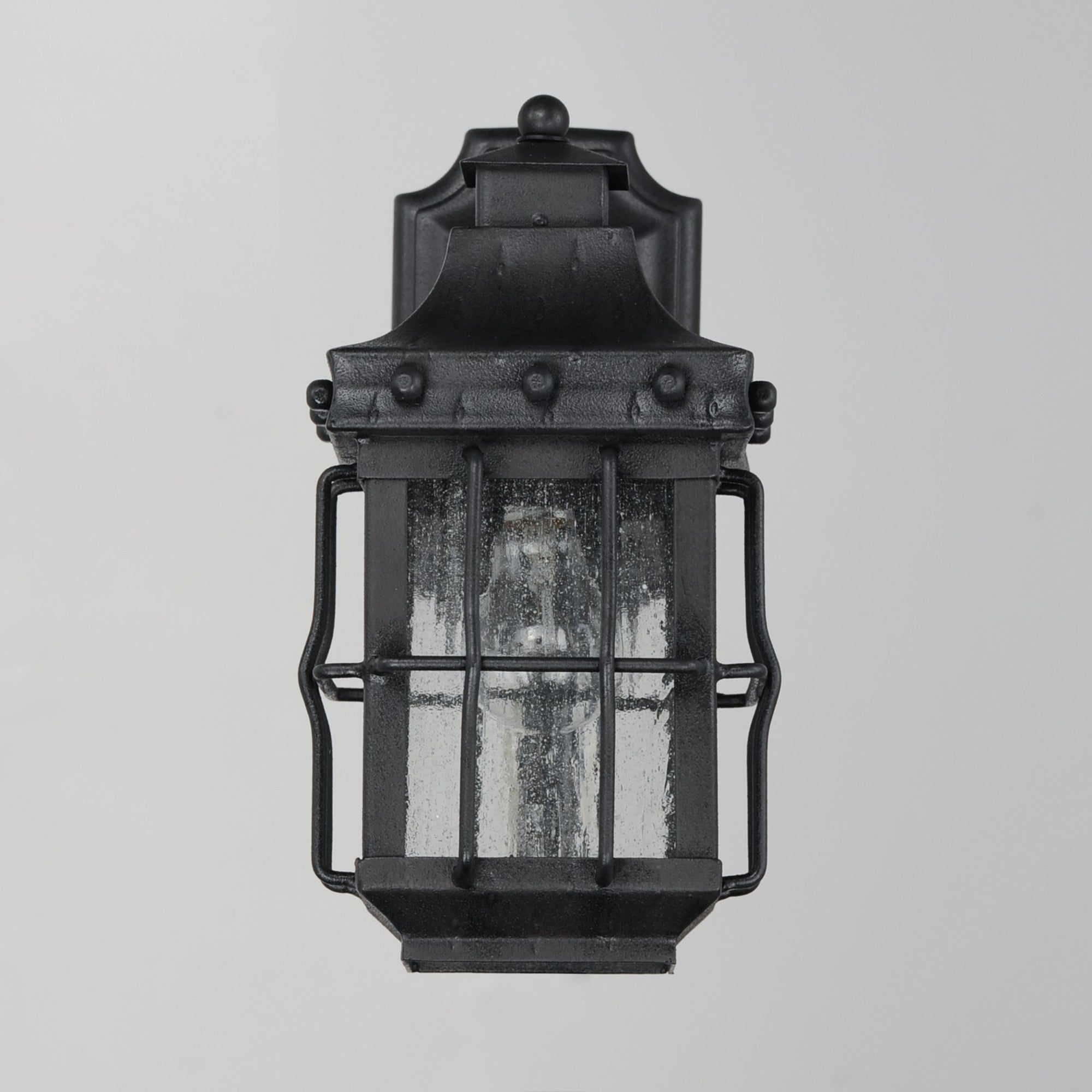 Nantucket 13" Outdoor Wall Lantern, Country Forge Finish - Bees Lighting