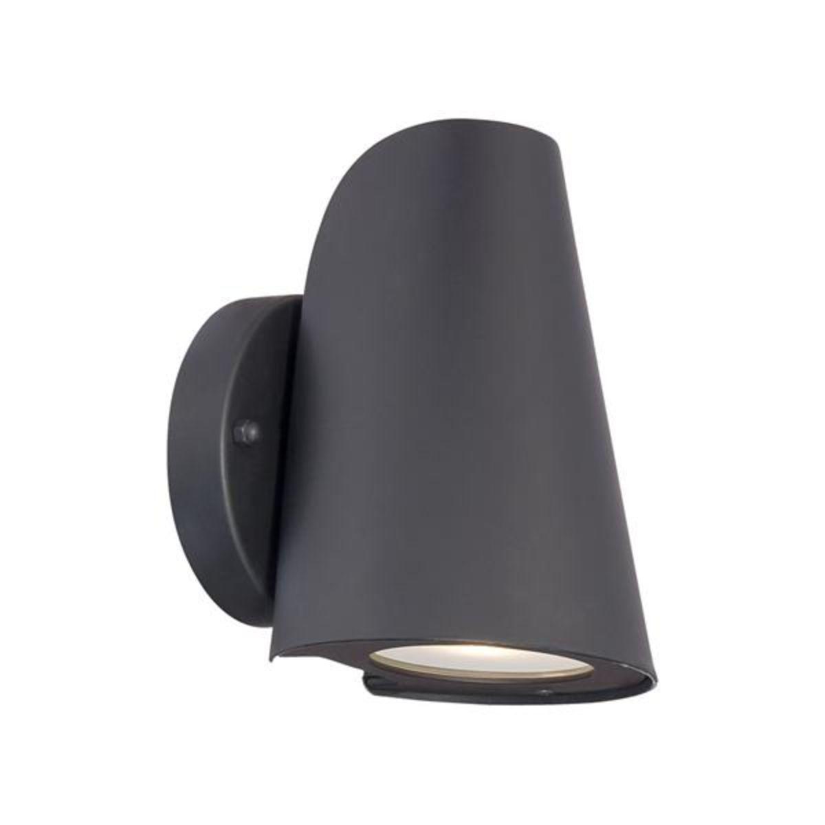 7 In. LED Outdoor Wall Sconce 230 Lumens Black finish