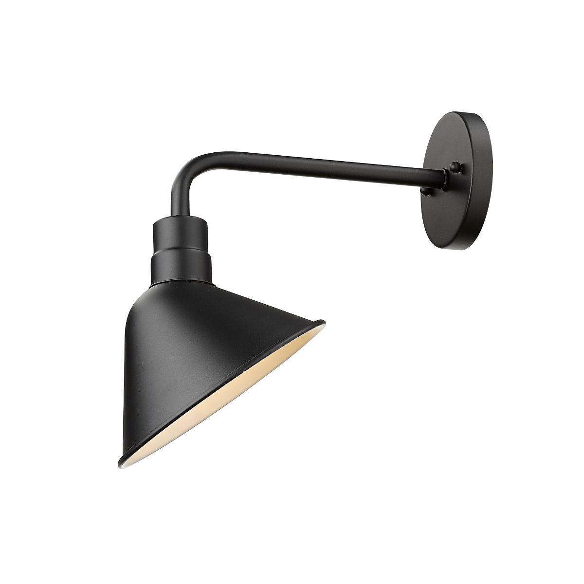 Fuller 13 In. Outdoor Wall Sconce Black Finish