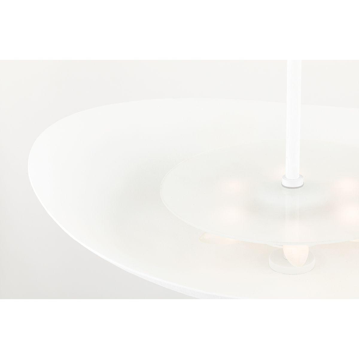 FABIUS 36 in. 8 Lights Pendant Light White Finish - Bees Lighting