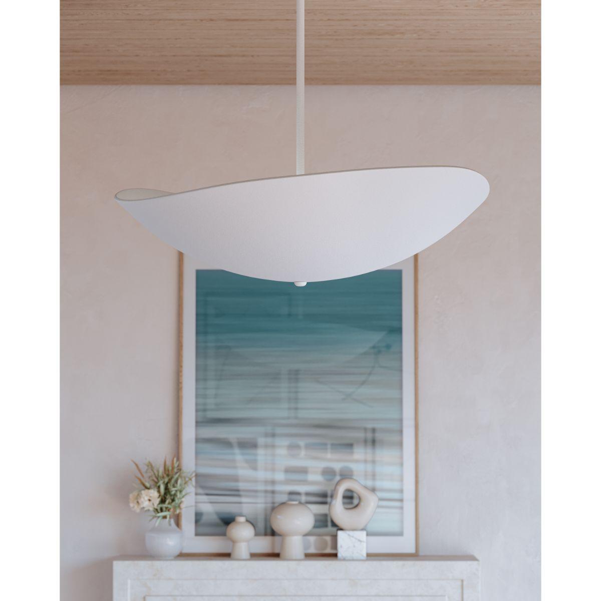 FABIUS 36 in. 8 Lights Pendant Light White Finish - Bees Lighting