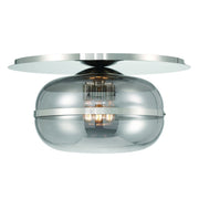 Nottingham 3-Light 20" LED Flush Mount, Polished Nickel Finish - Bees Lighting