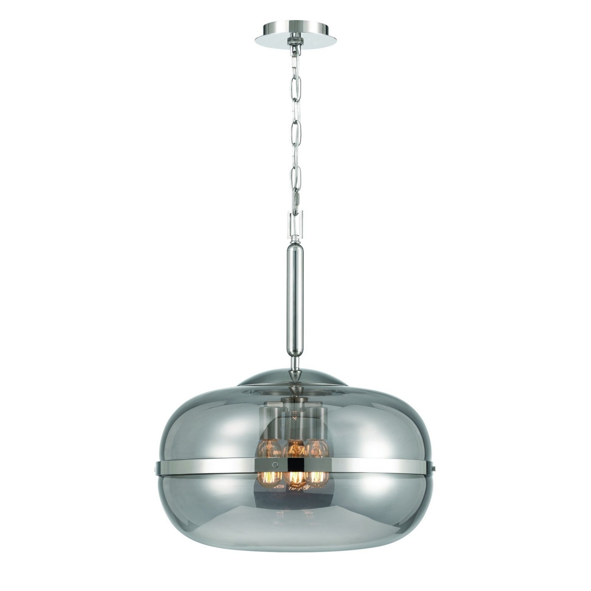 Nottingham 20" Pendant, Polished Nickel Finish - Bees Lighting