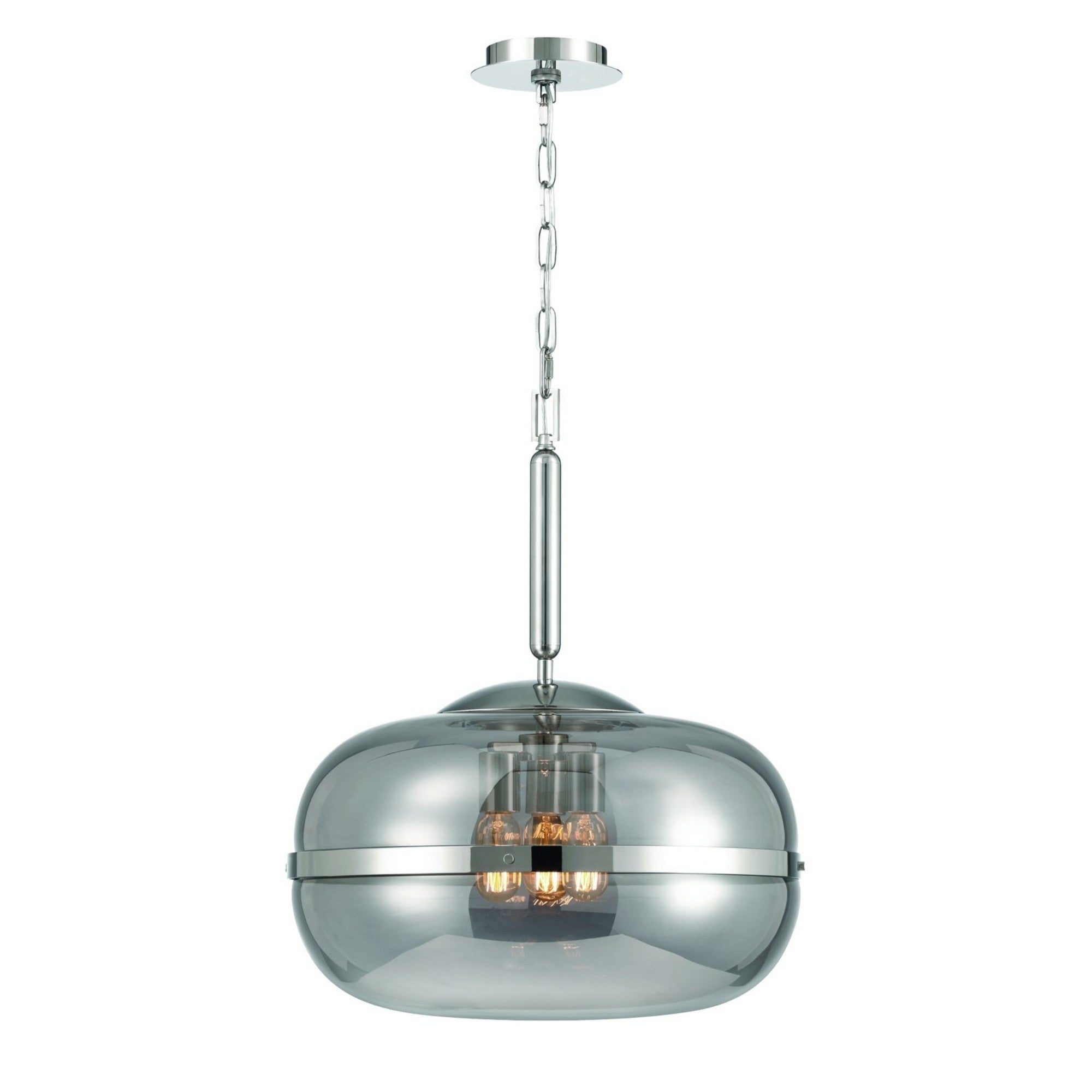 Nottingham 20" Pendant, Polished Nickel Finish - Bees Lighting
