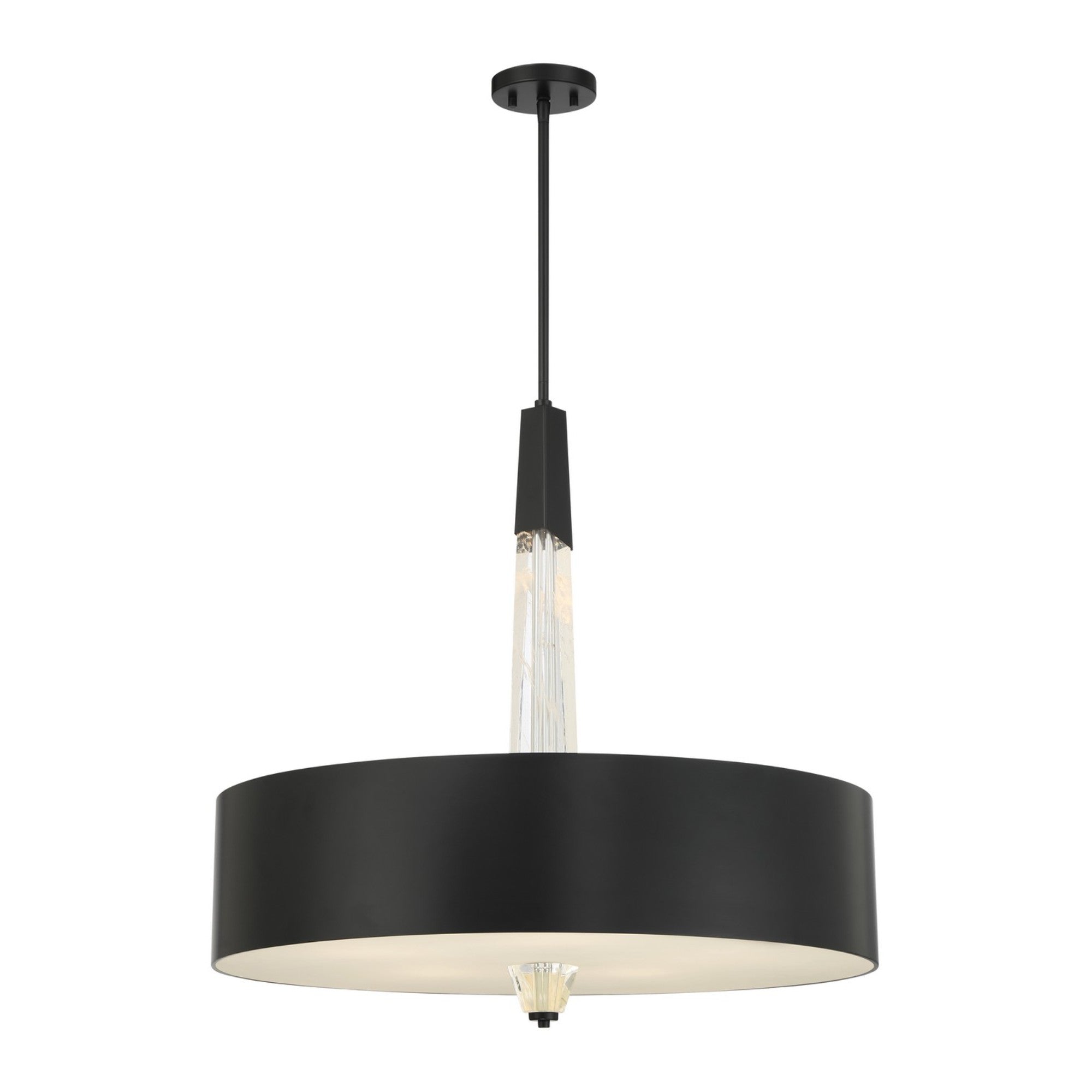 Drifting Droplets 28" LED Pendant, Coal Finish - Bees Lighting