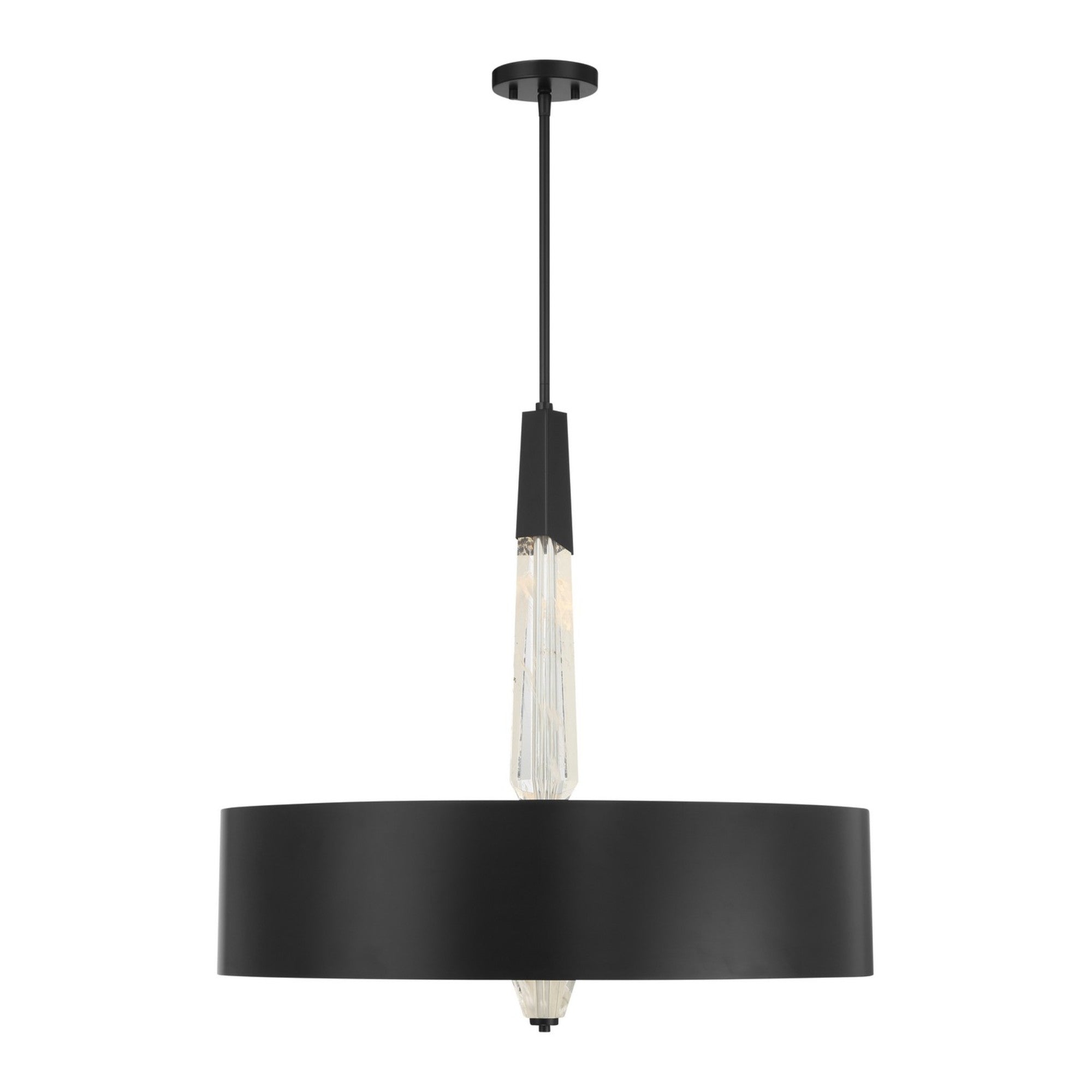 Drifting Droplets 28" LED Pendant, Coal Finish - Bees Lighting