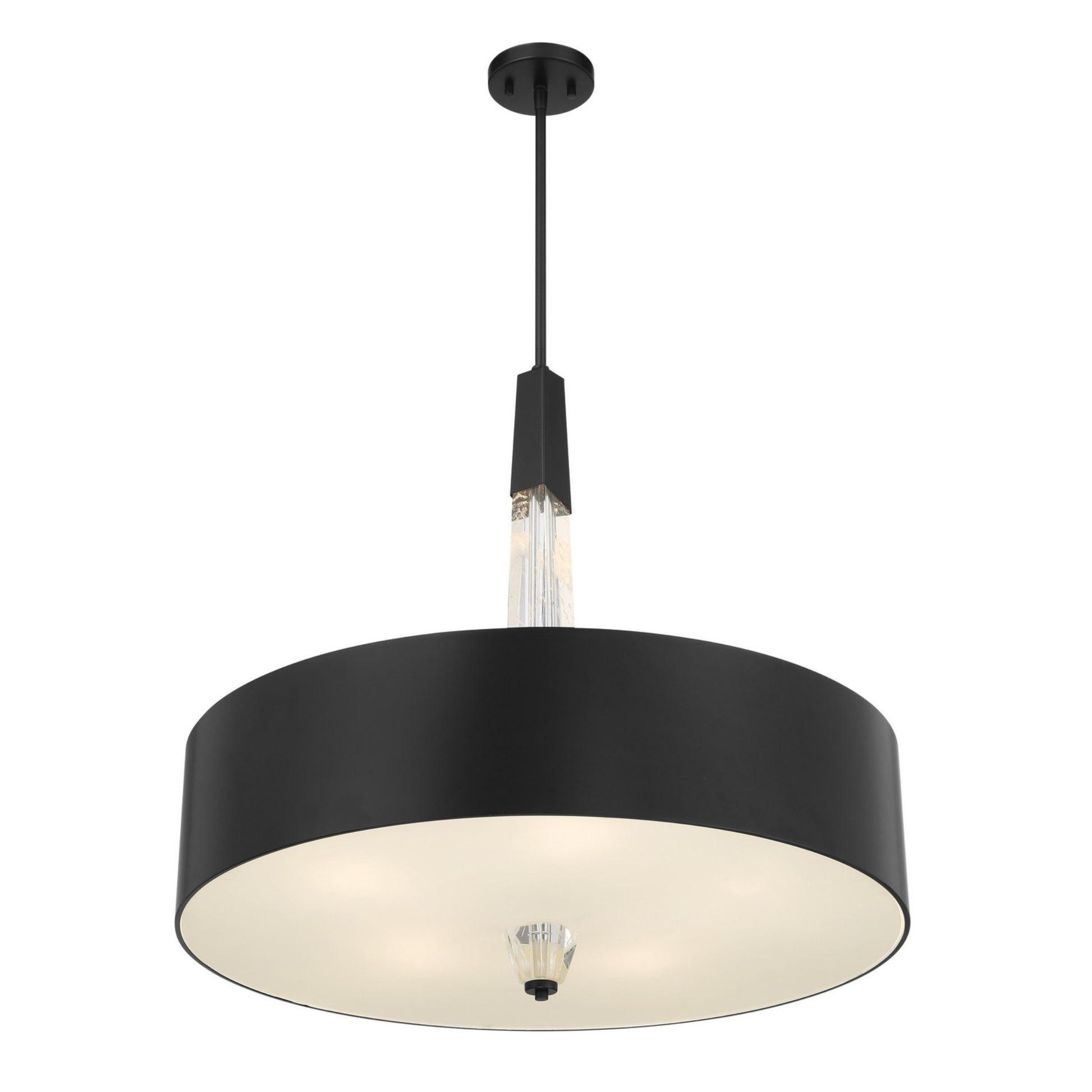 Drifting Droplets 28" LED Pendant, Coal Finish - Bees Lighting