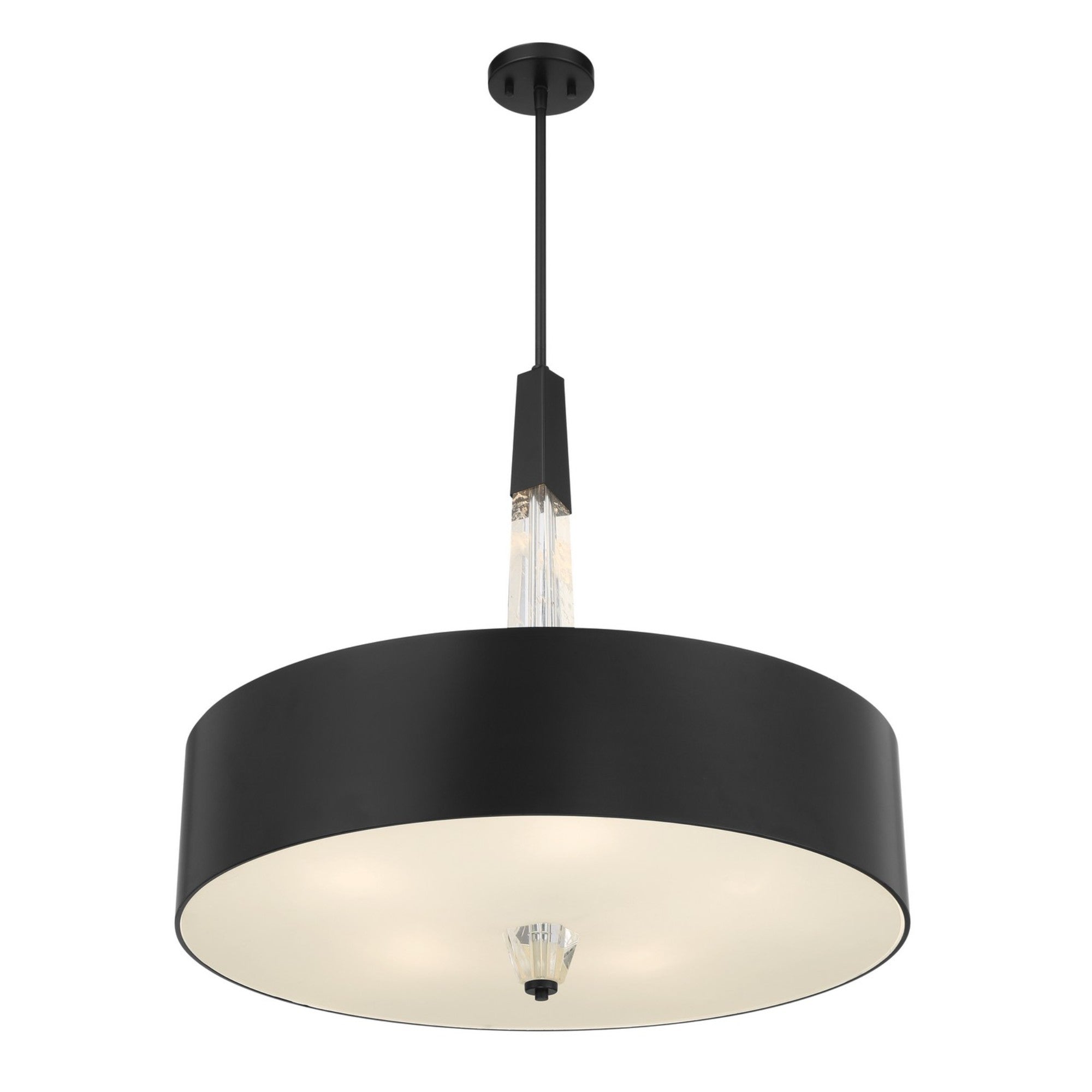 Drifting Droplets 28" LED Pendant, Coal Finish - Bees Lighting