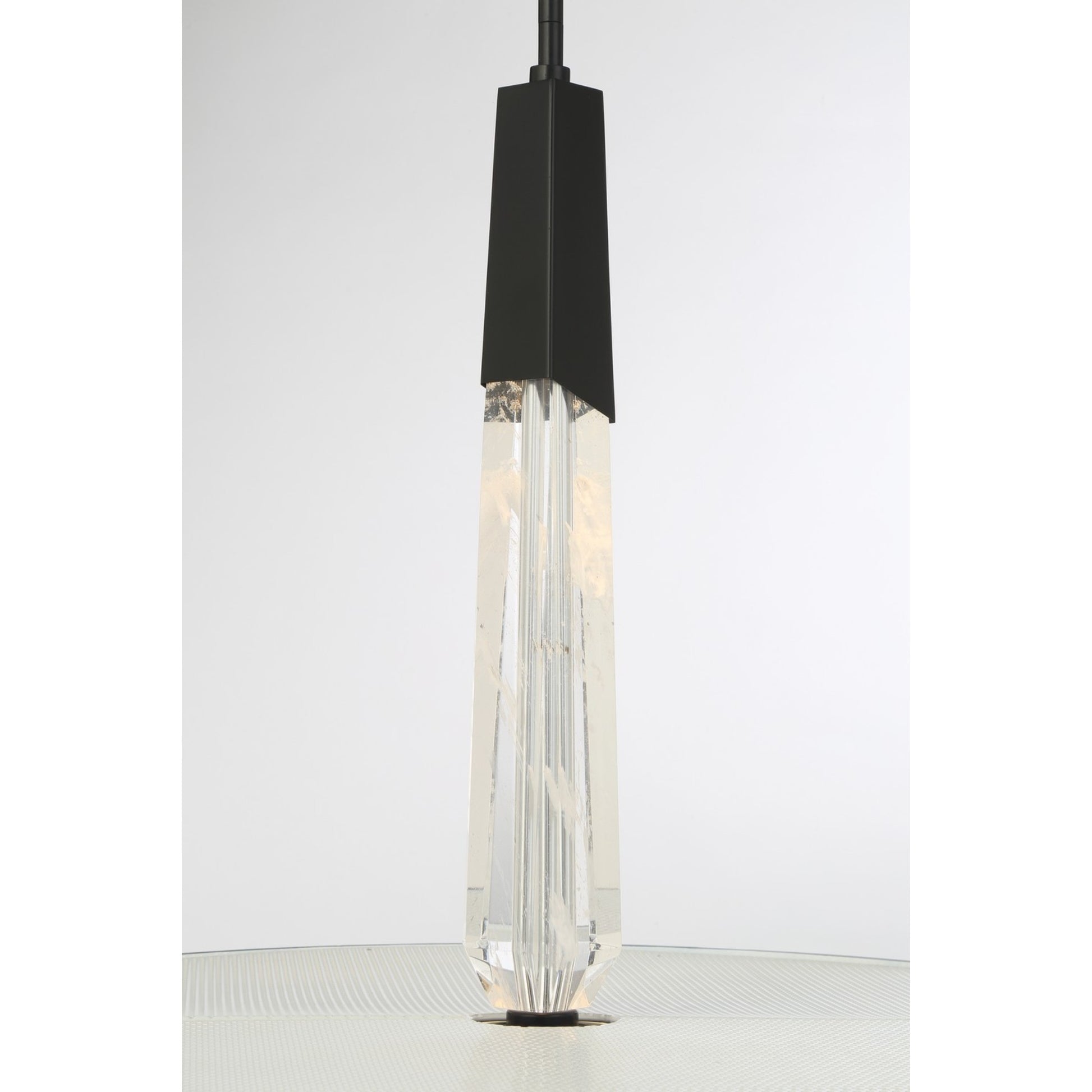 Drifting Droplets 28" LED Pendant, Coal Finish - Bees Lighting