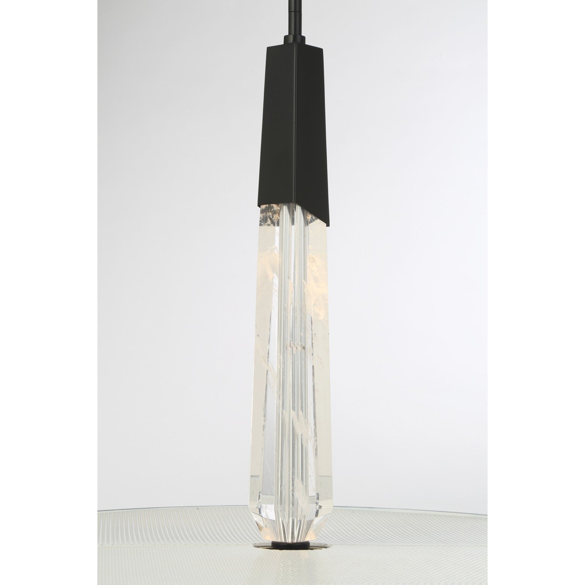 Drifting Droplets 28" LED Pendant, Coal Finish - Bees Lighting