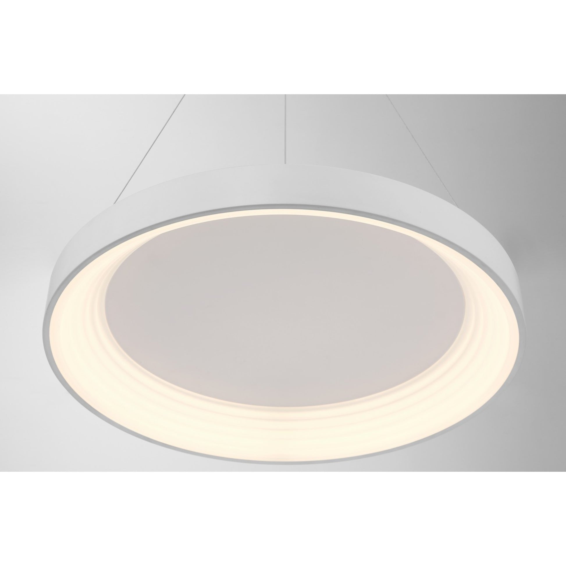Conc 24" LED Pendant, Matte White Finish - Bees Lighting
