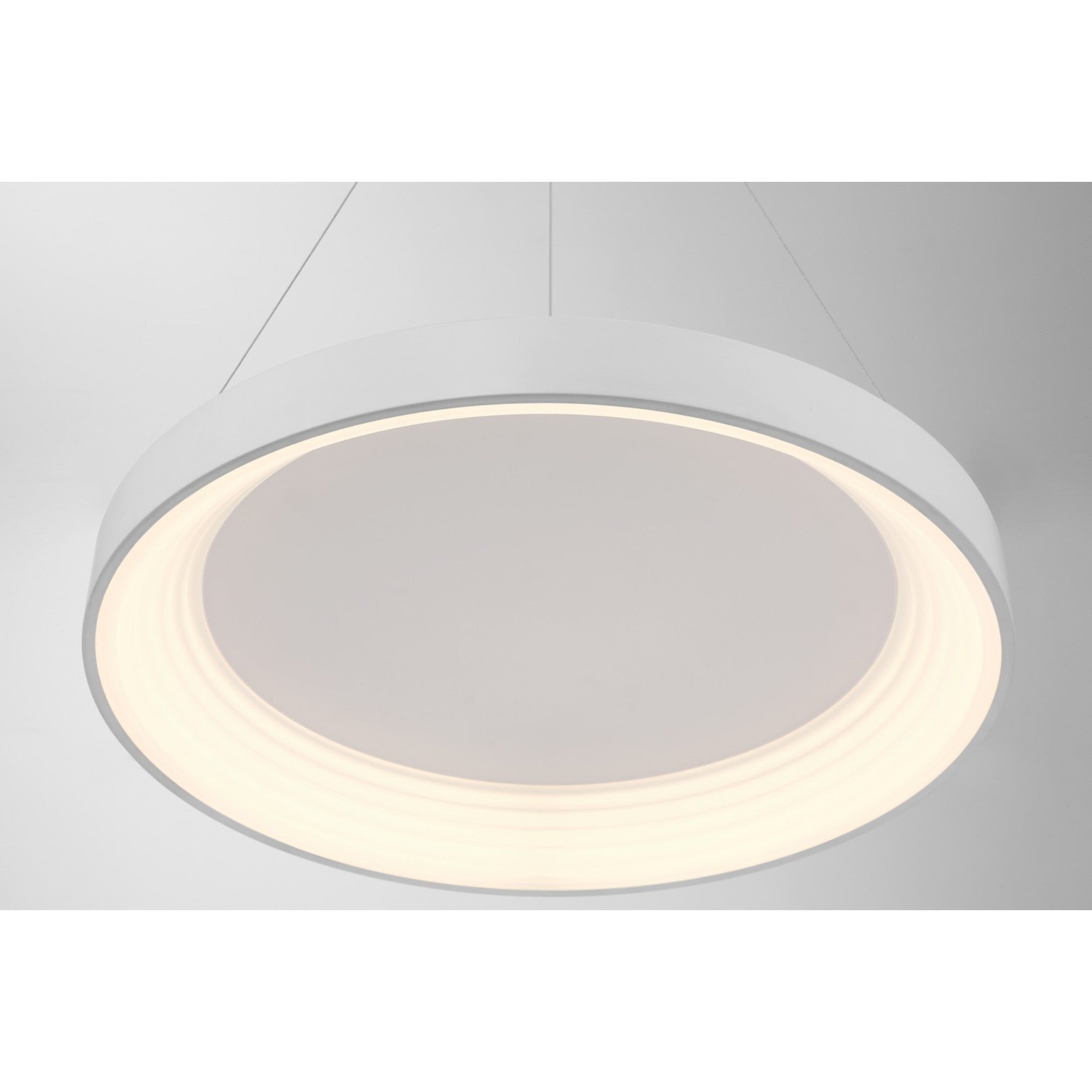 Conc 24" LED Pendant, Matte White Finish - Bees Lighting