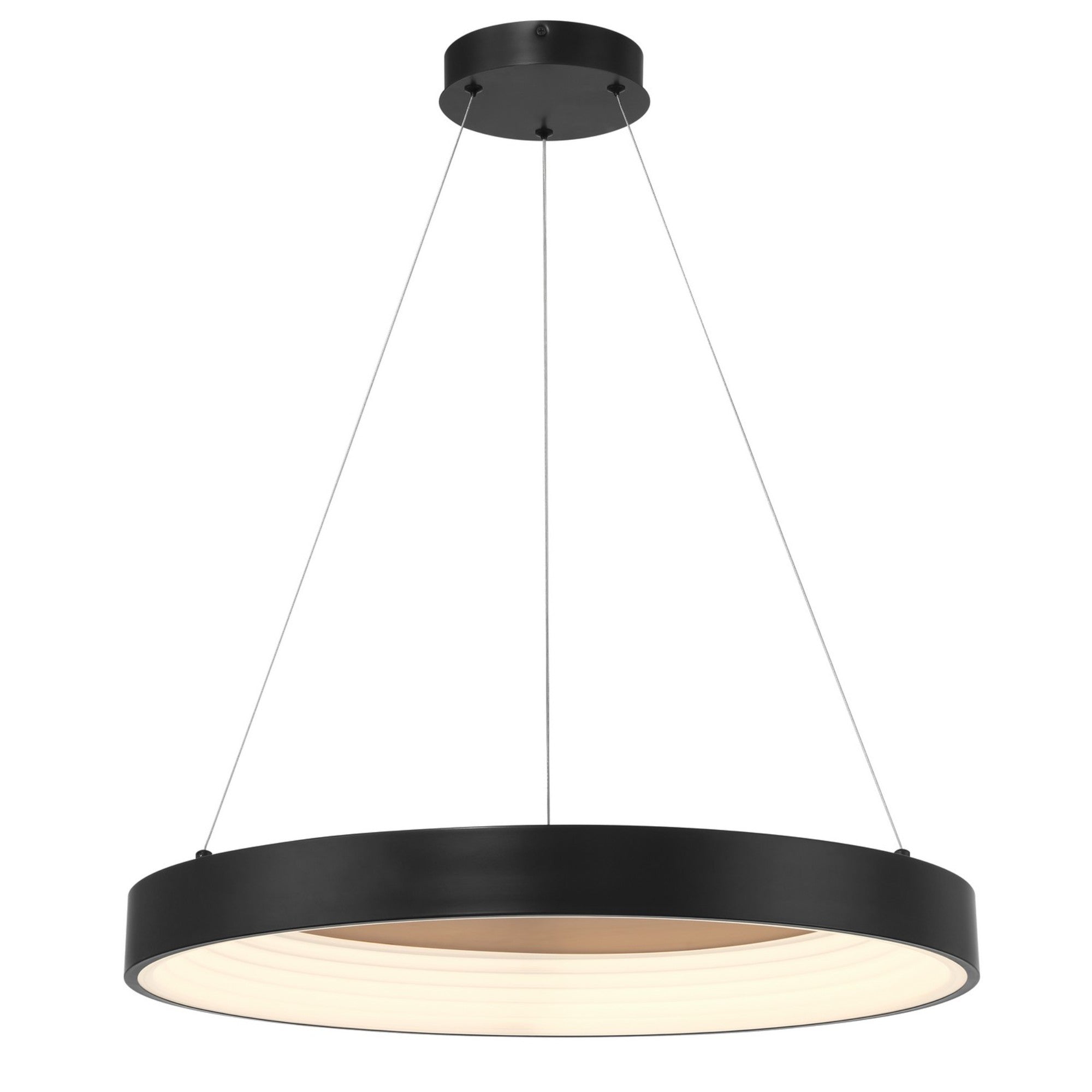 Conc 24" LED Pendant, Coal Finish - Bees Lighting