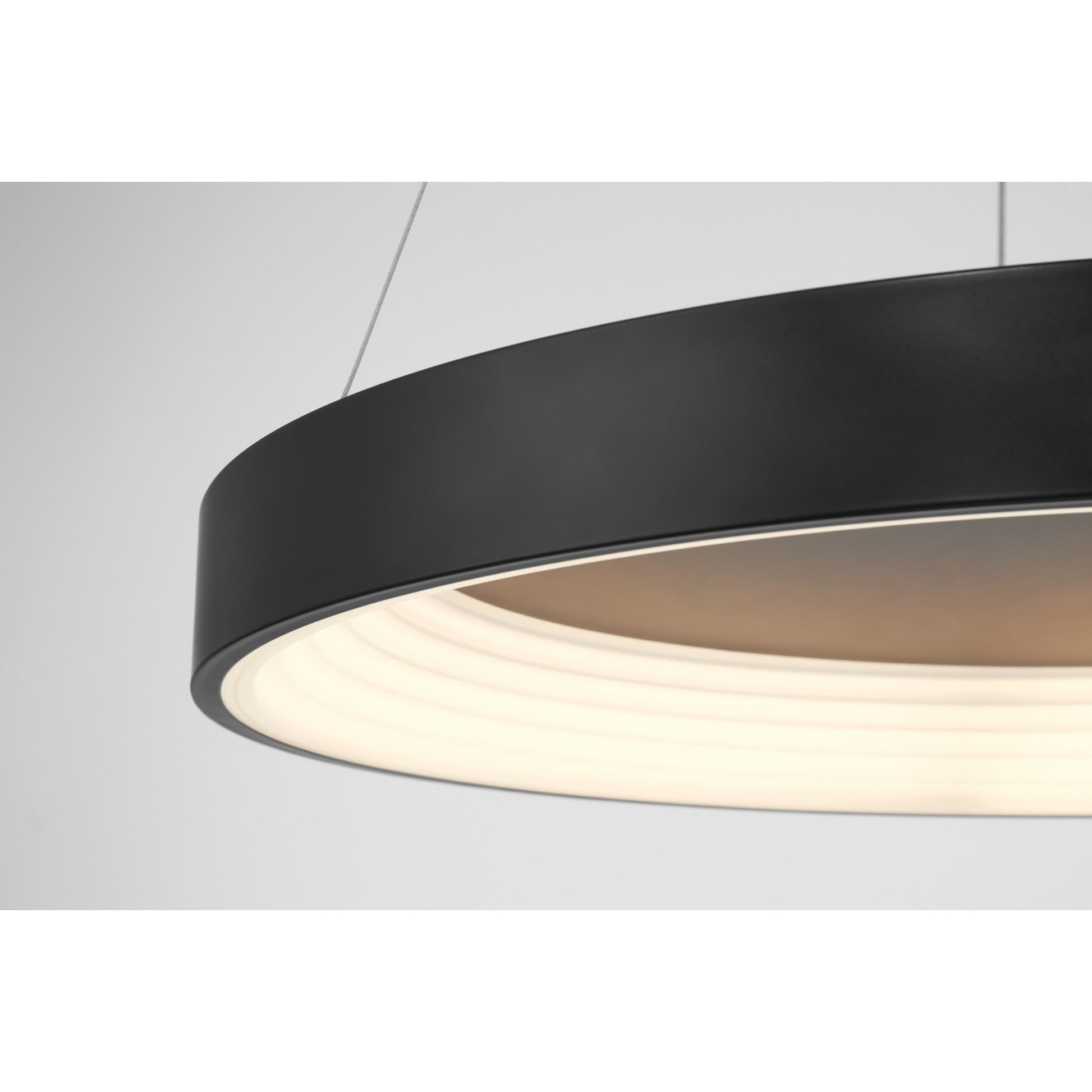 Conc 24" LED Pendant, Coal Finish - Bees Lighting