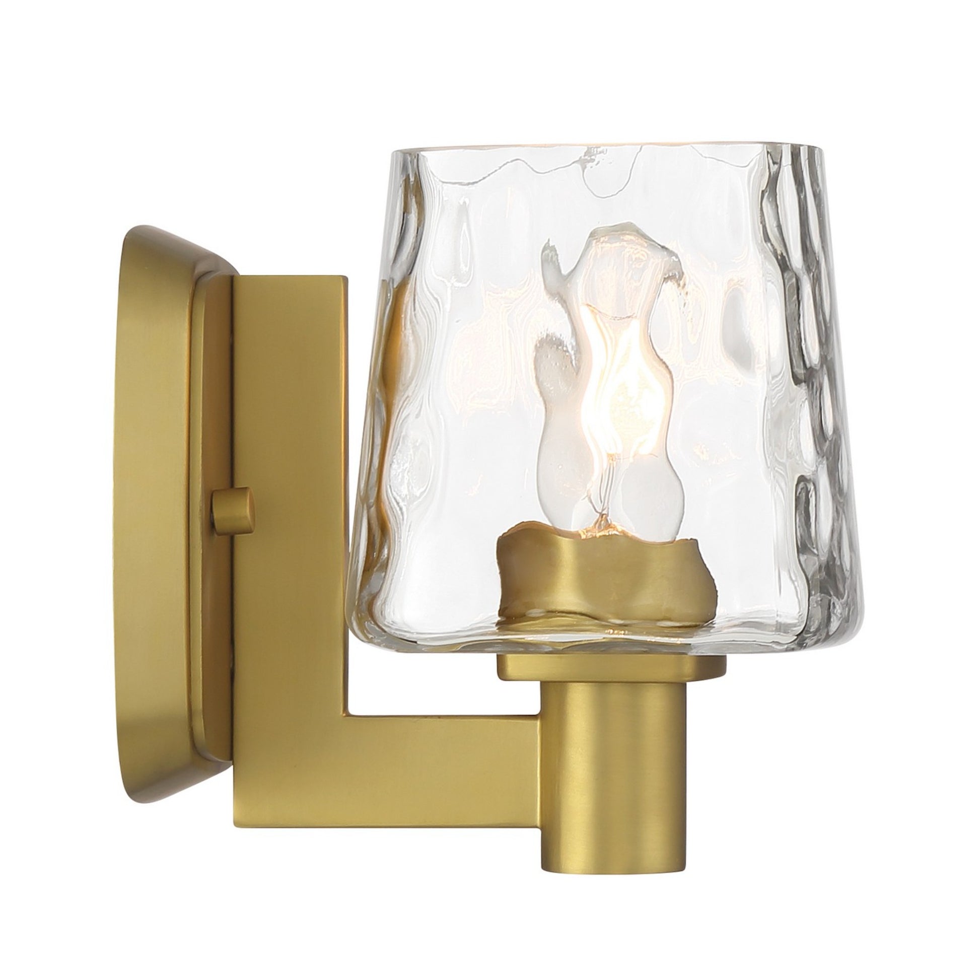 Drysdale 6" Bathroom Vanity Light, Soft Brass Finish - Bees Lighting