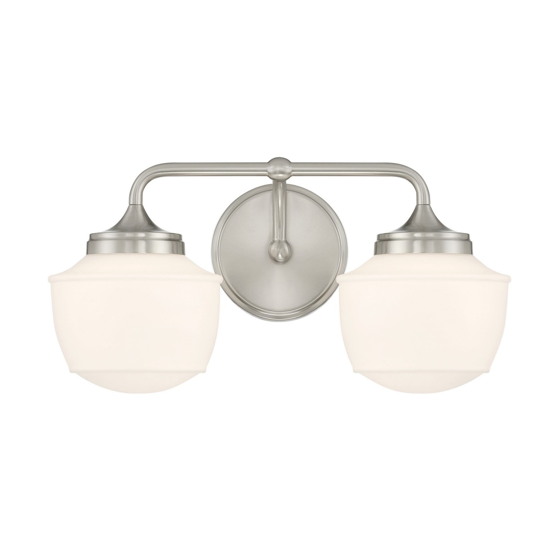 Cornwell 16" 2-Light Bath Vanity, Brushed Nickel Finish - Bees Lighting