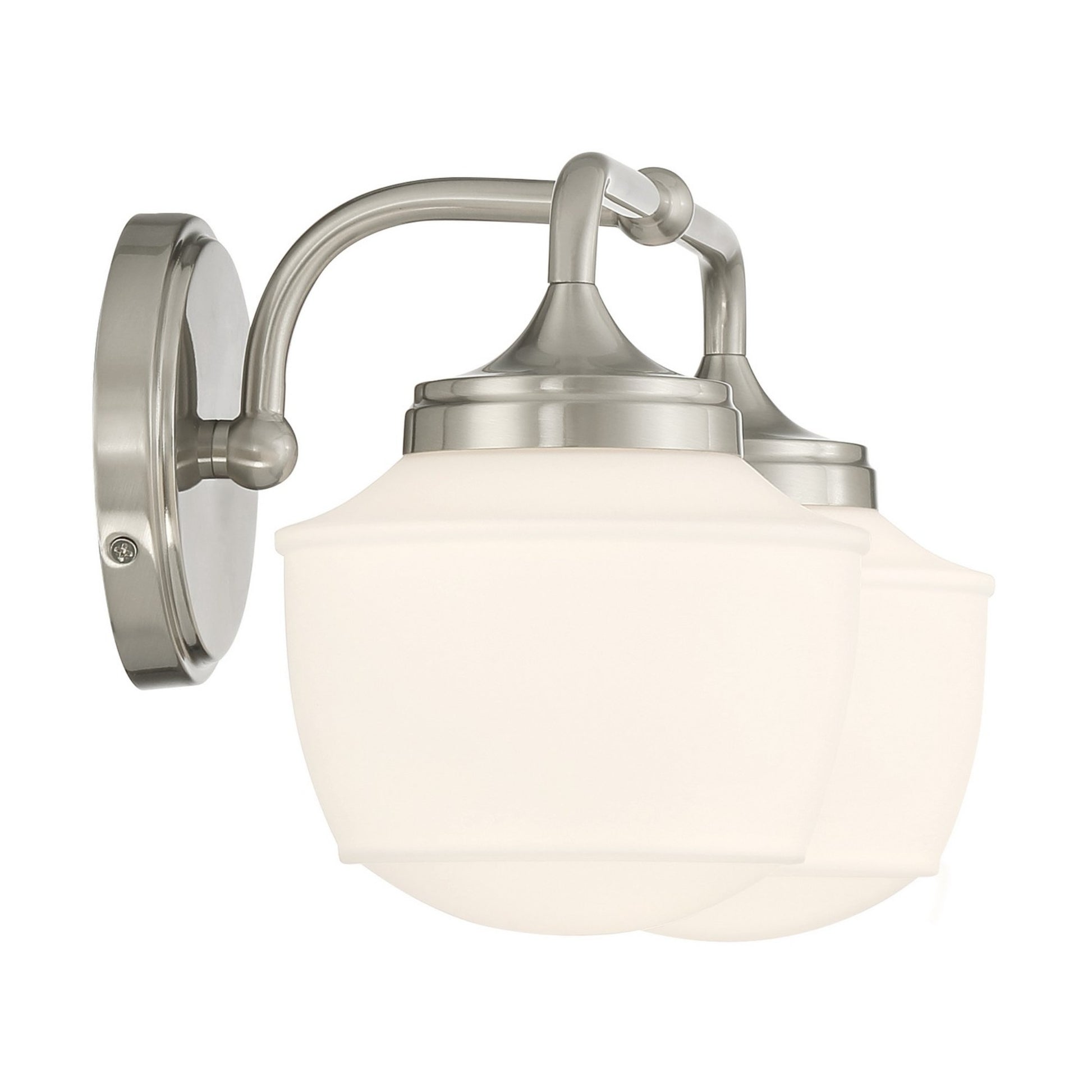 Cornwell 16" 2-Light Bath Vanity, Brushed Nickel Finish - Bees Lighting