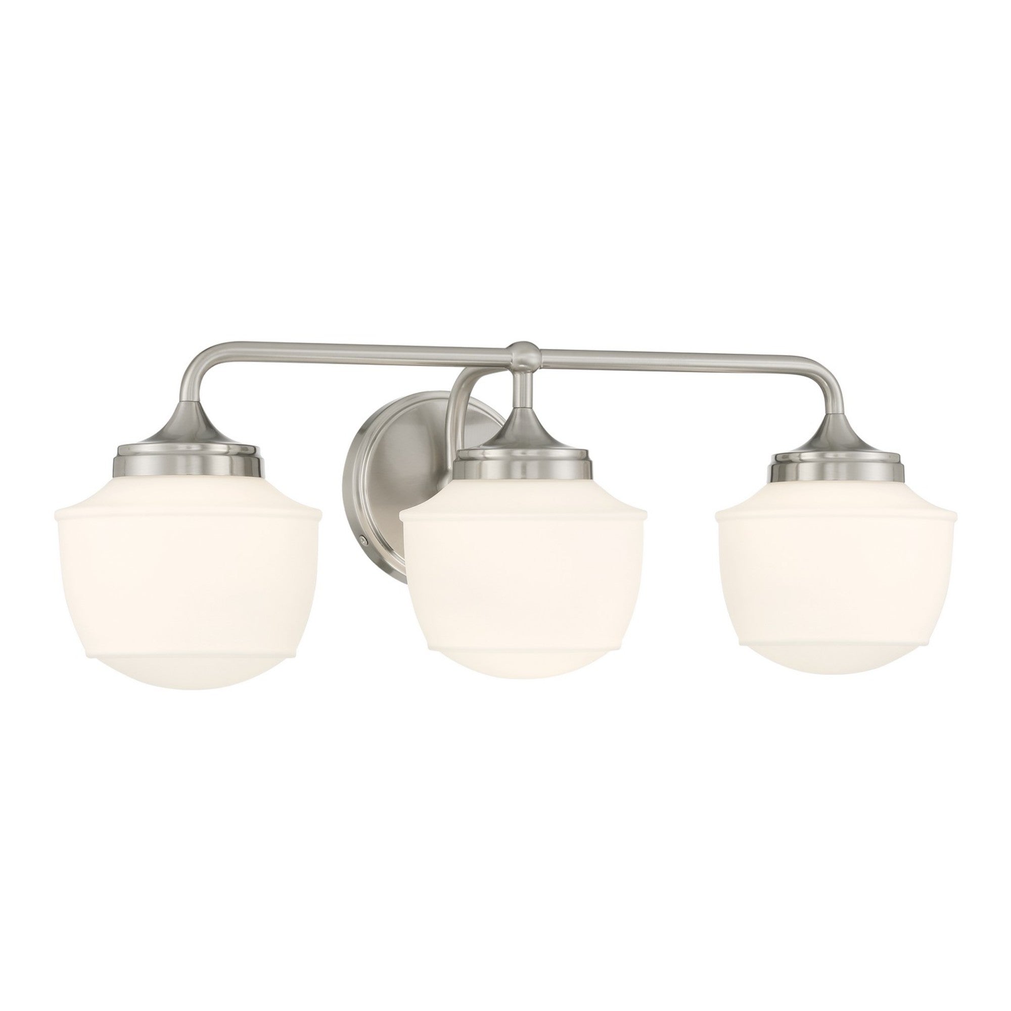 Cornwell 23" 3-Light Bath Vanity, Brushed Nickel Finish - Bees Lighting