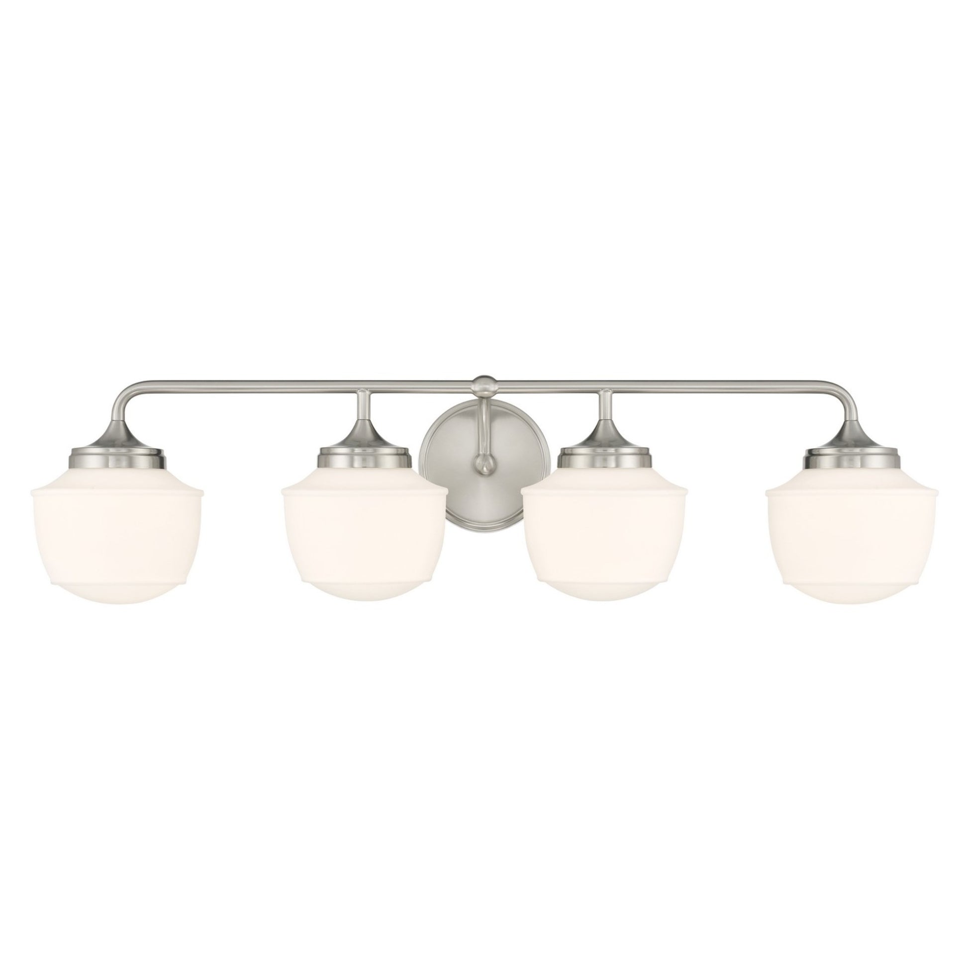 Cornwell 32" 4-Light Bath Vanity, Brushed Nickel Finish - Bees Lighting
