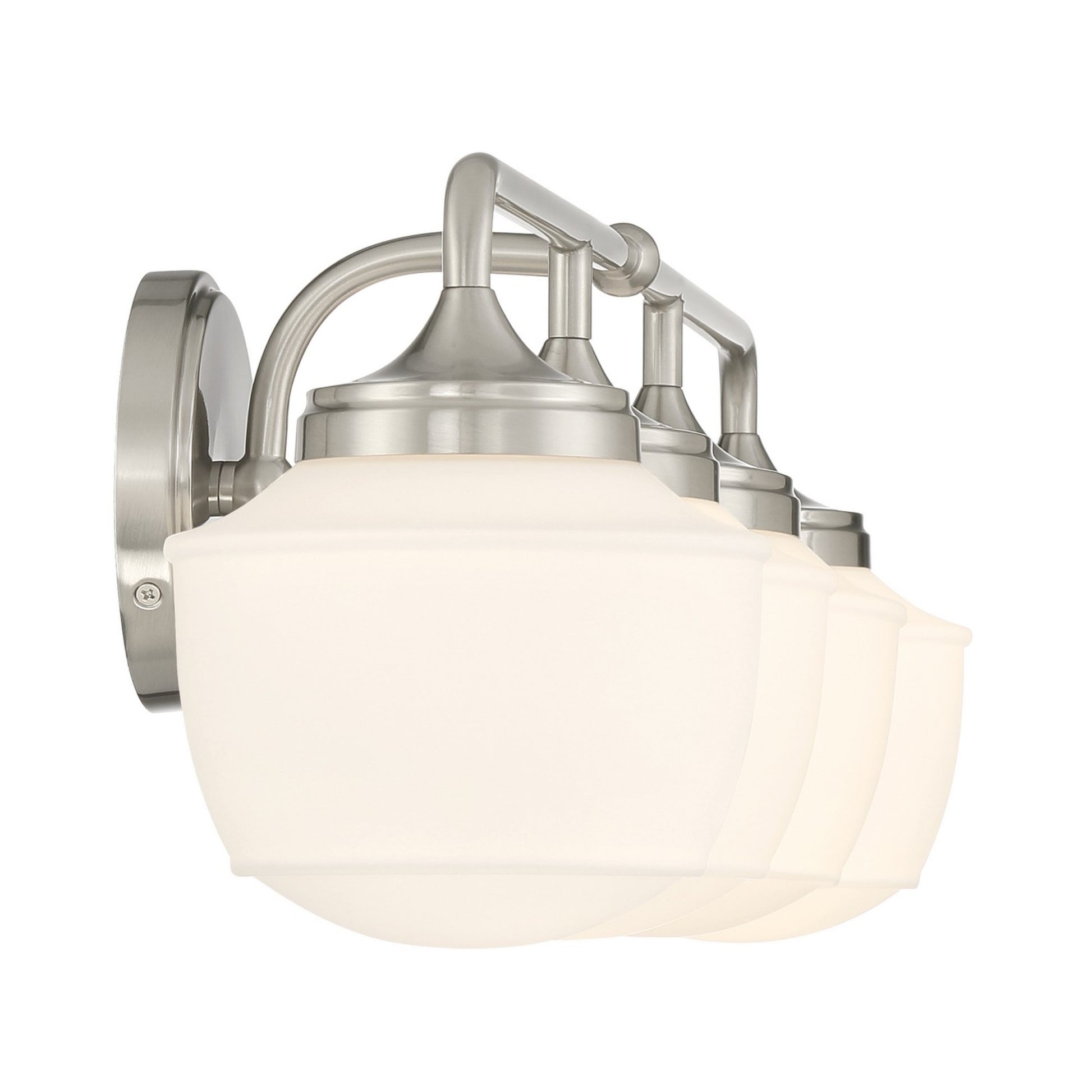 Cornwell 32" 4-Light Bath Vanity, Brushed Nickel Finish - Bees Lighting