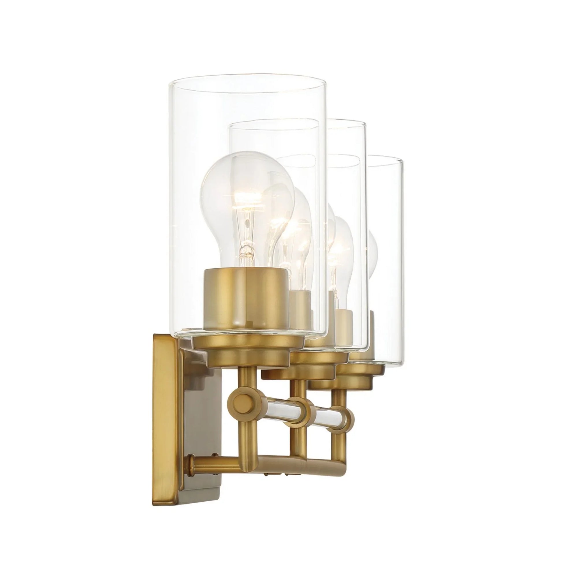 Binsly 24" 3-Light Bath Vanity, Antique Noble Brass Finish - Bees Lighting