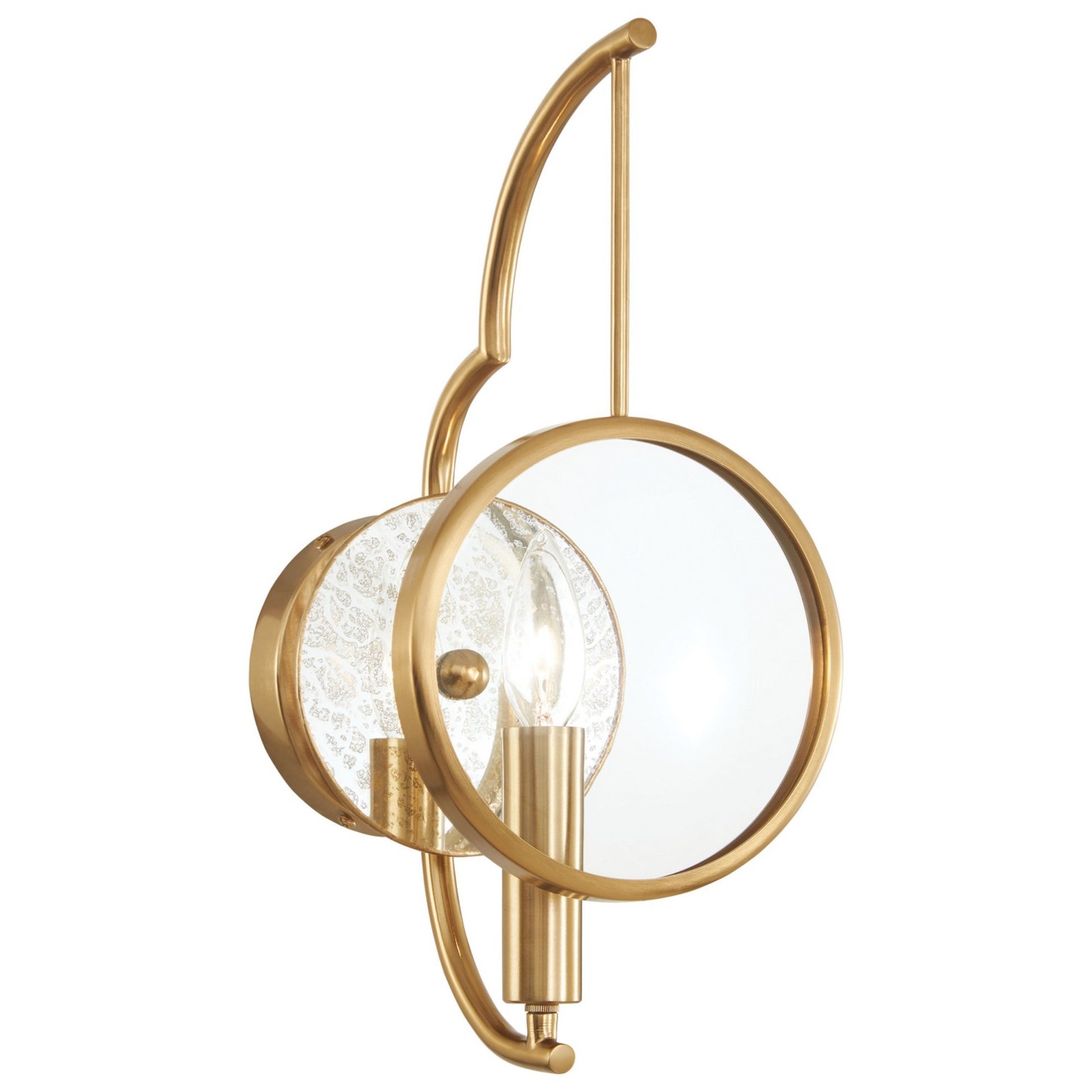 Into Focus 15" Wall Sconce, Artisan Brass Finish - Bees Lighting