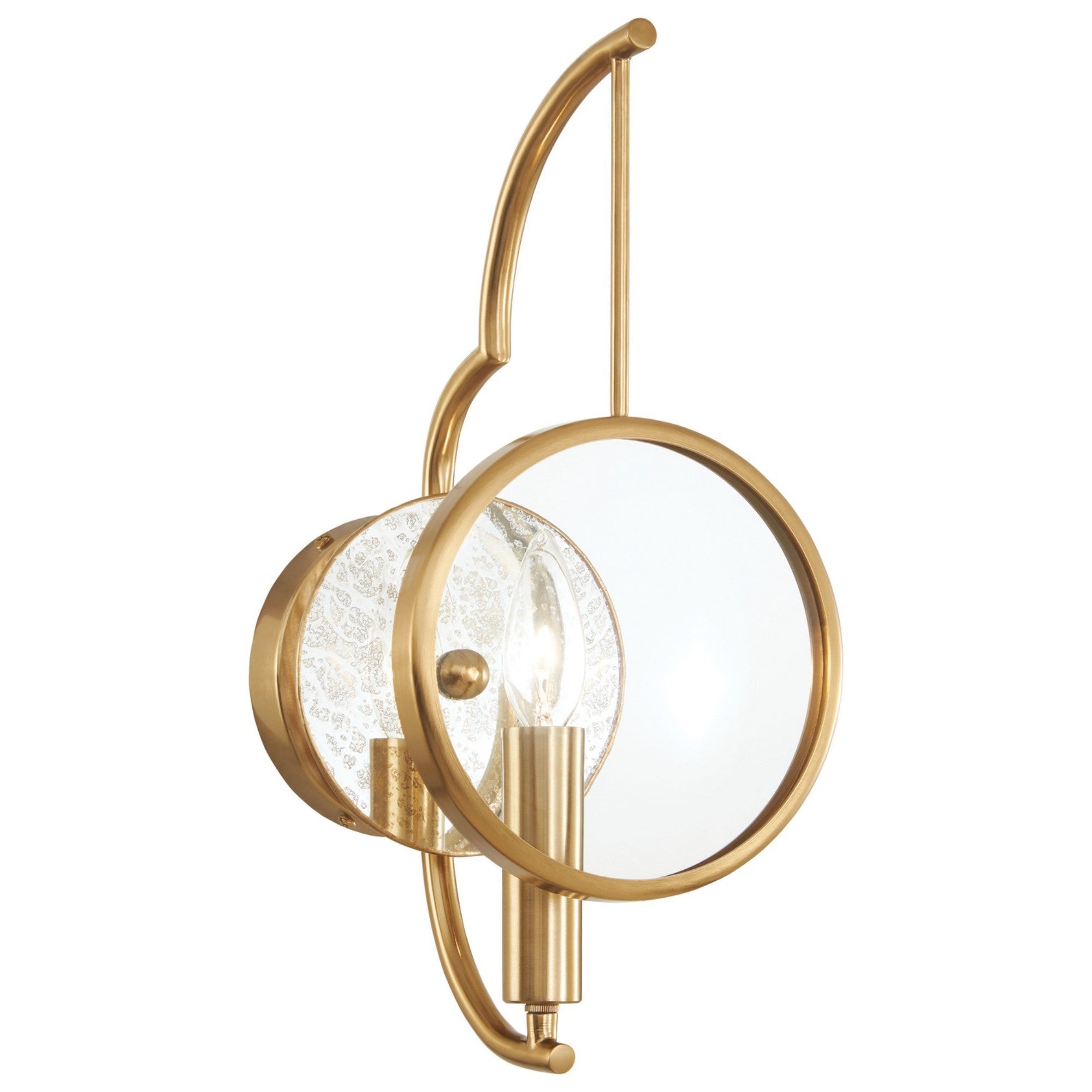 Into Focus 15" Wall Sconce, Artisan Brass Finish - Bees Lighting