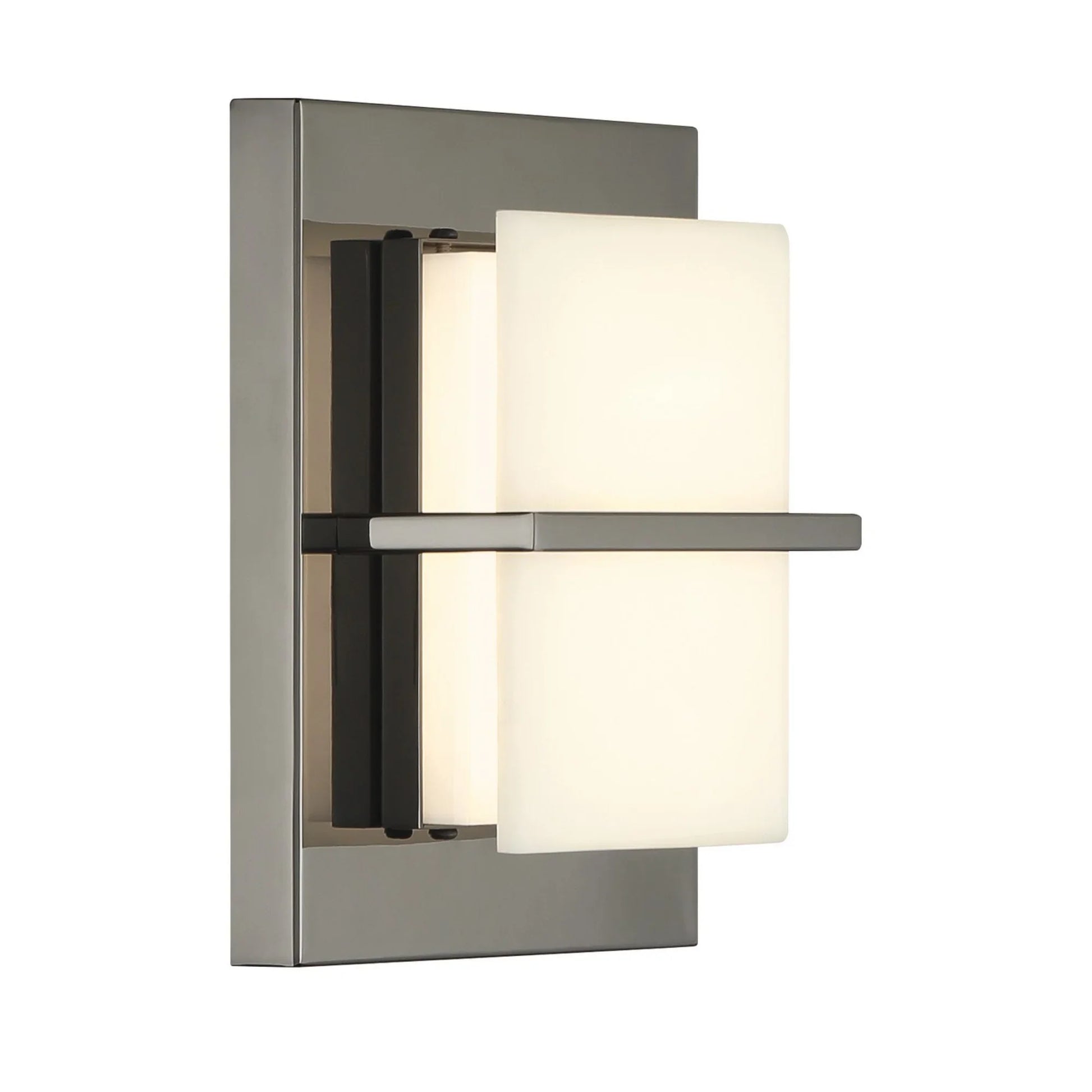 Tarnos 8" LED Wall Sconce, Gun Metal Finish - Bees Lighting
