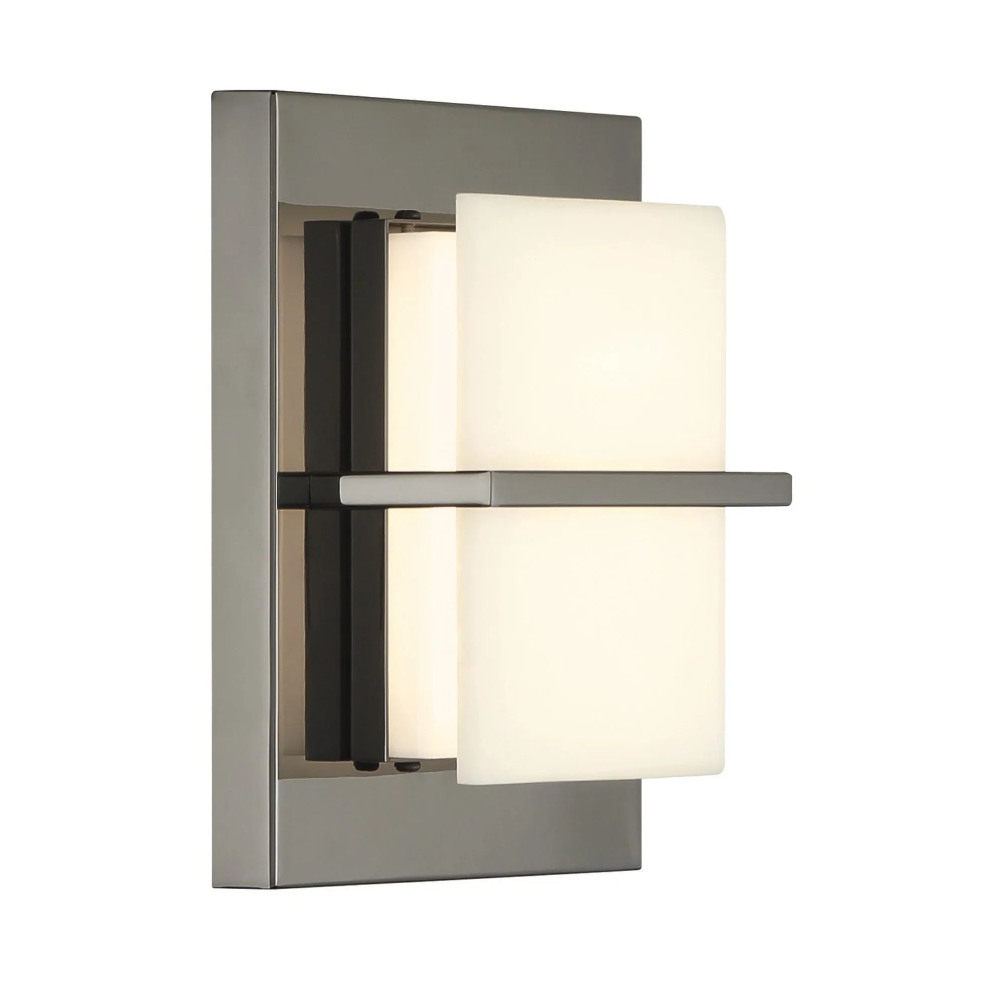 Tarnos 8" LED Wall Sconce, Gun Metal Finish - Bees Lighting