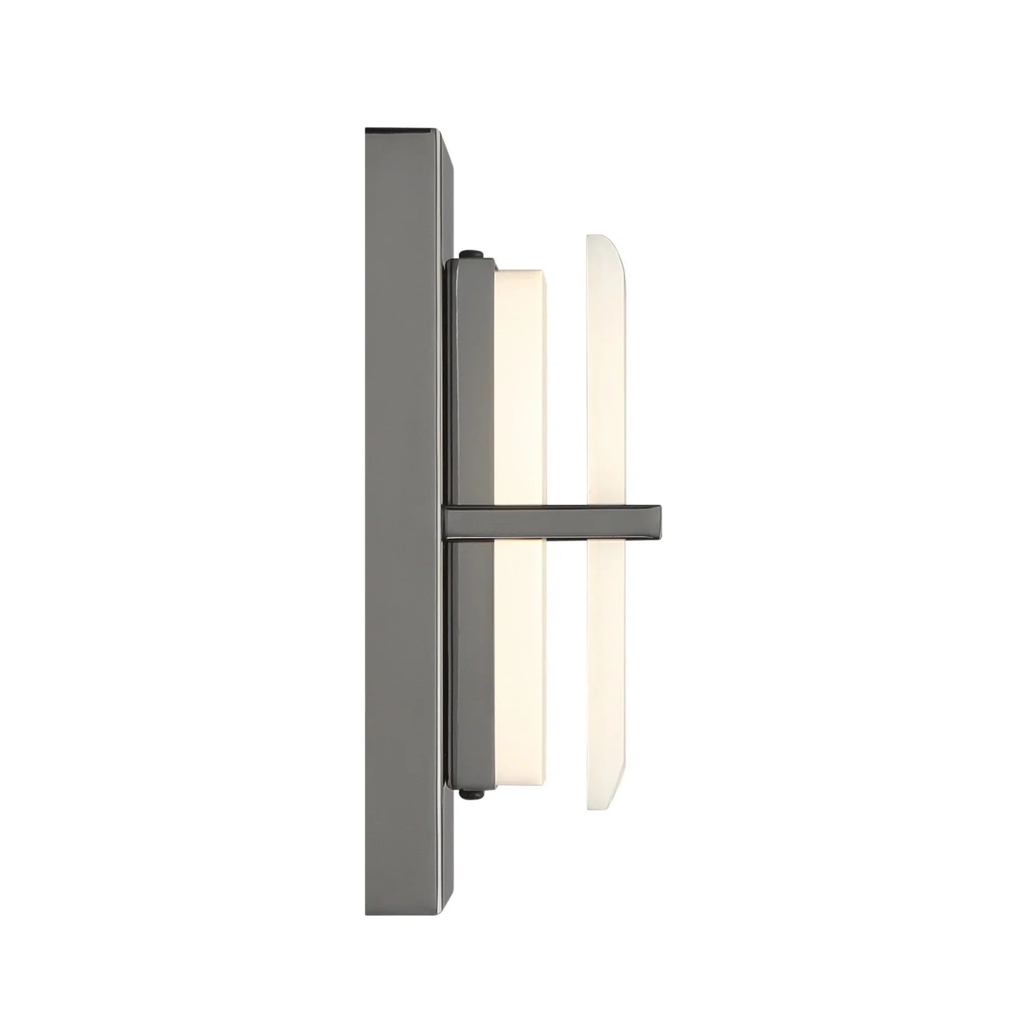 Tarnos 8" LED Wall Sconce, Gun Metal Finish - Bees Lighting